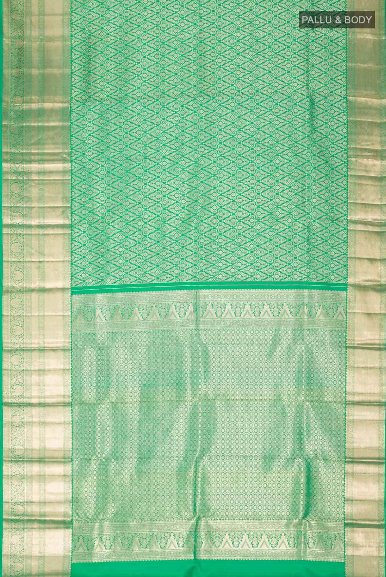 Green Kanchipuram Silk Saree