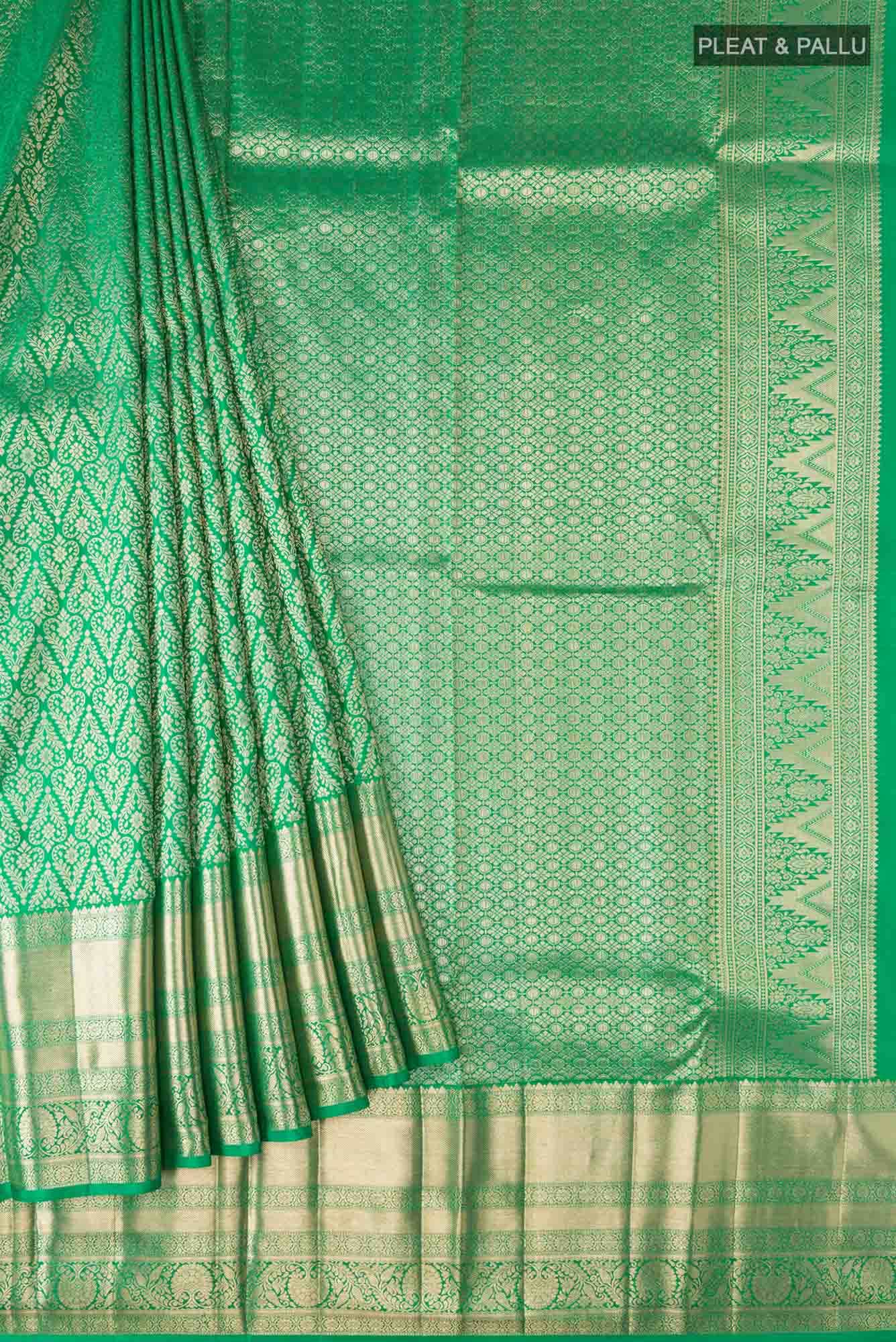 Green Kanchipuram Silk Saree