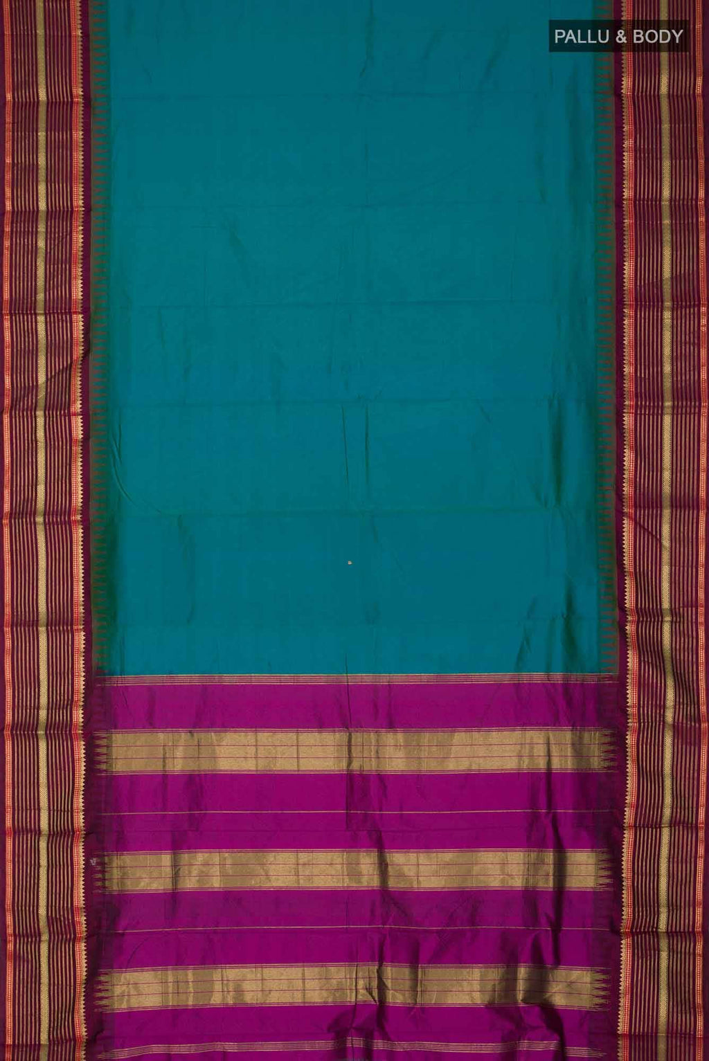 Blue Bangalore Silk Saree