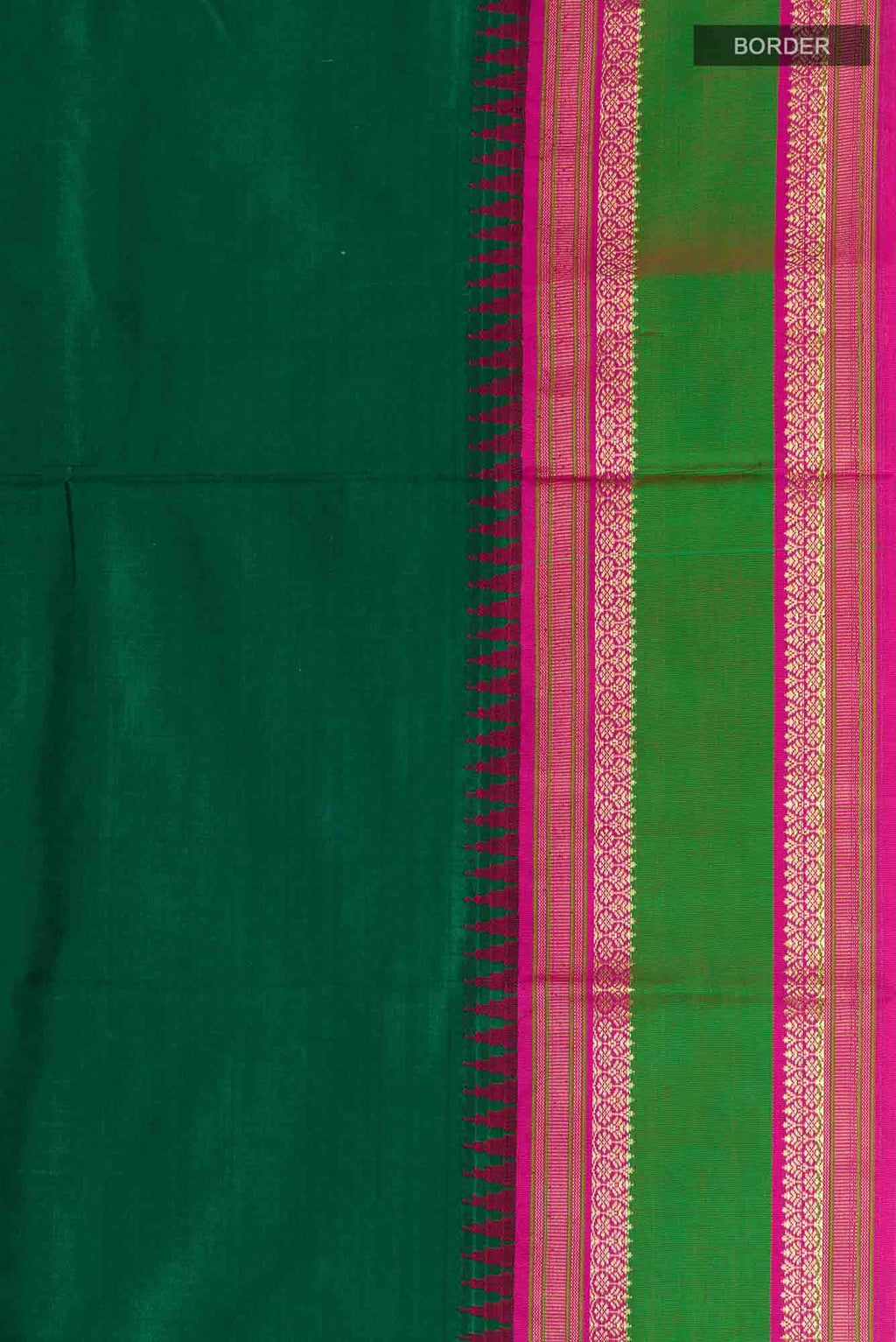 Green Bangalore Silk Saree