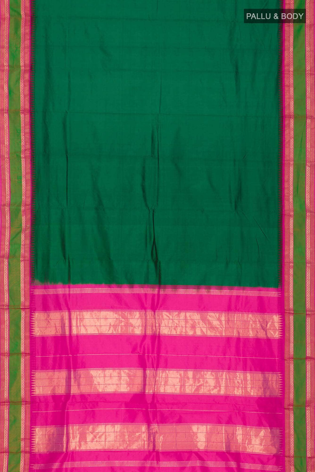 Green Bangalore Silk Saree