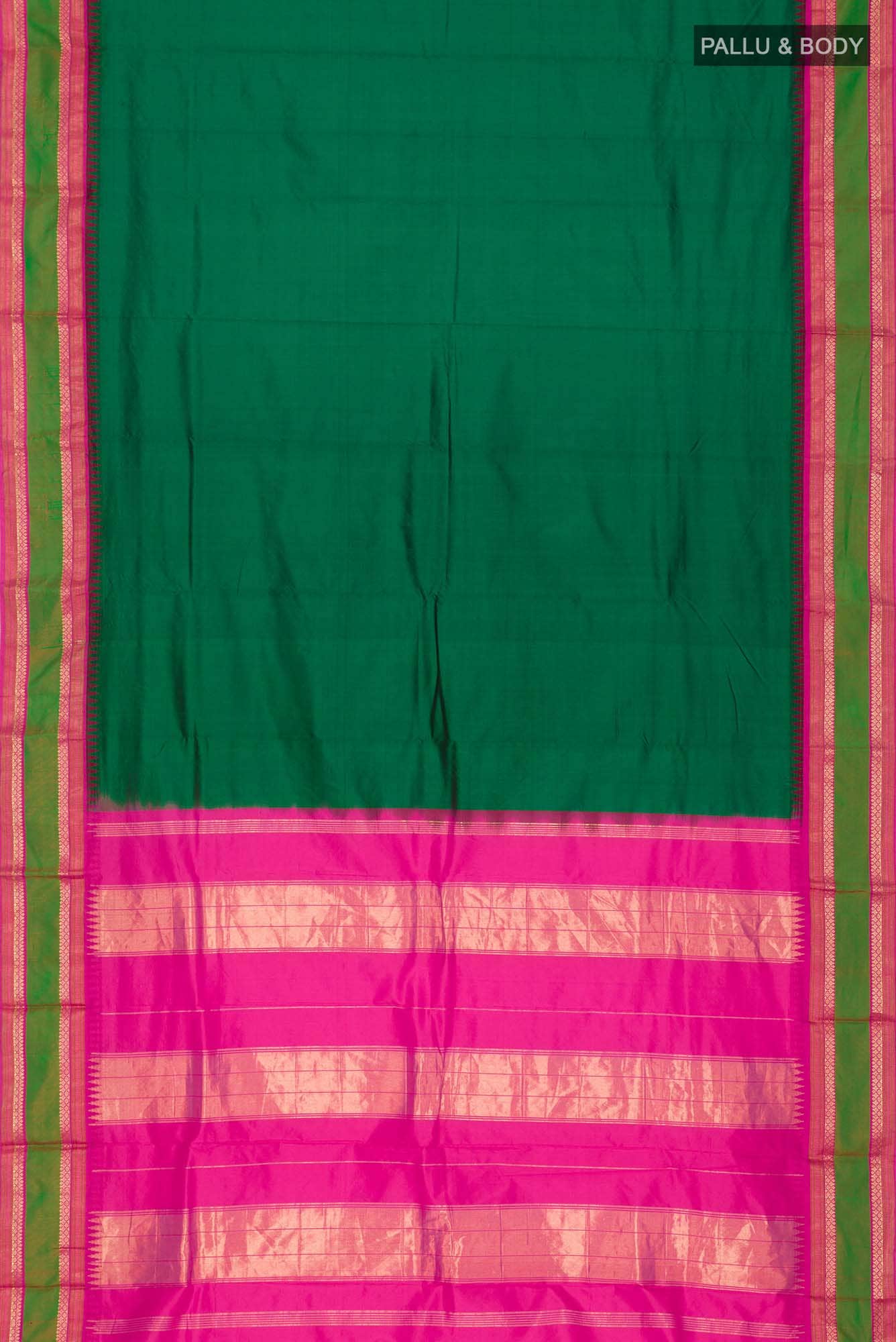 Green Bangalore Silk Saree