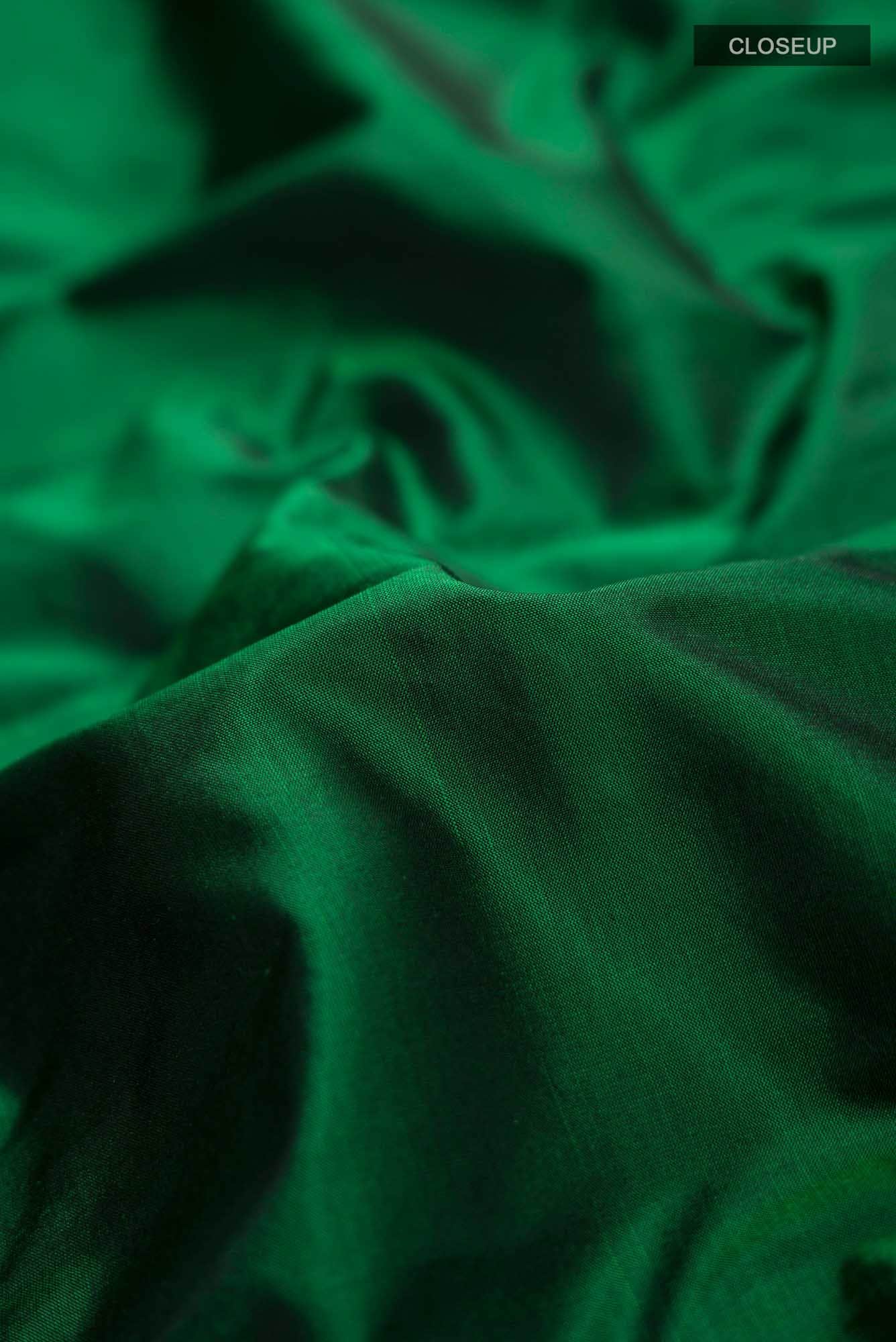 Green Bangalore Silk Saree