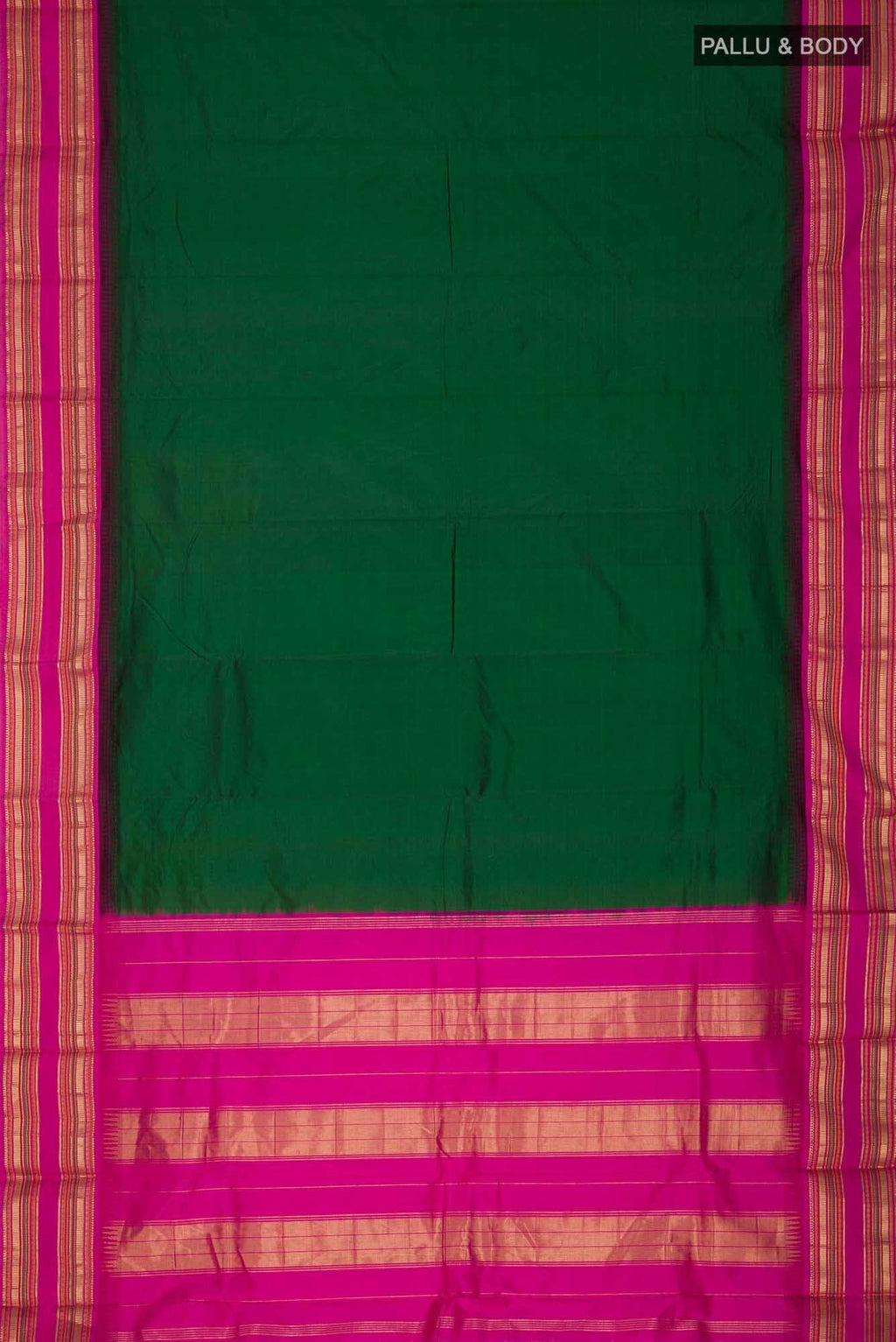 Green Bangalore Silk Saree