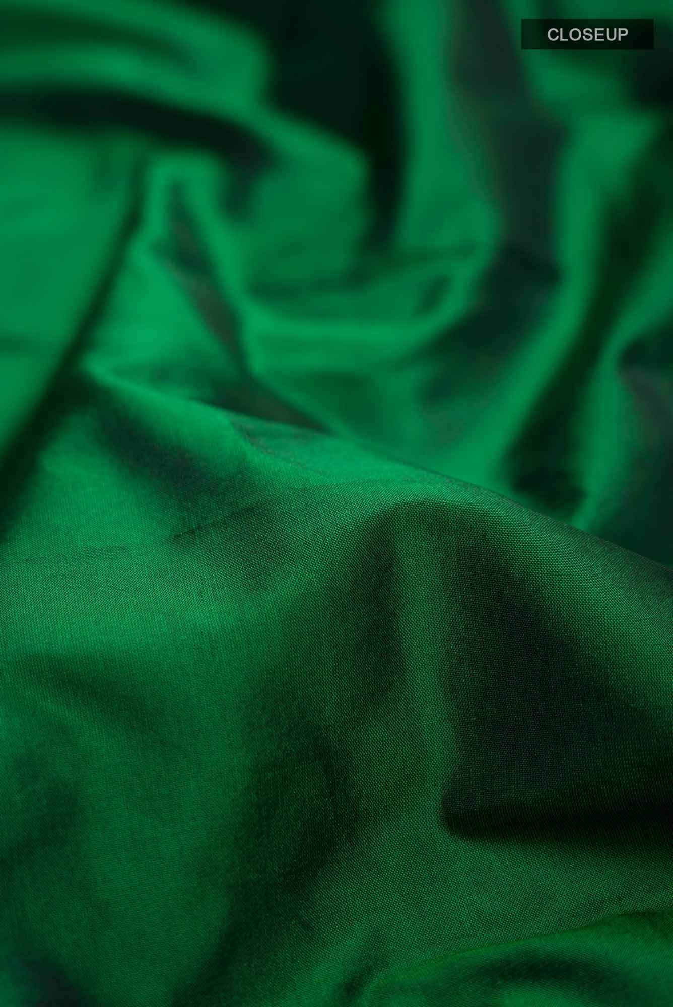 Green Bangalore Silk Saree