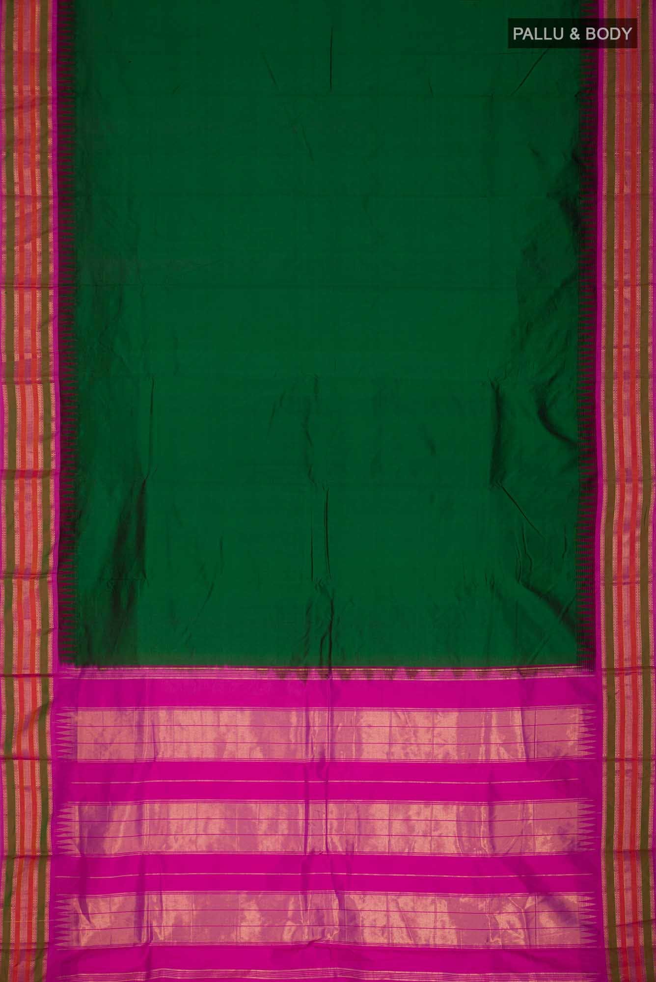 Green Bangalore Silk Saree