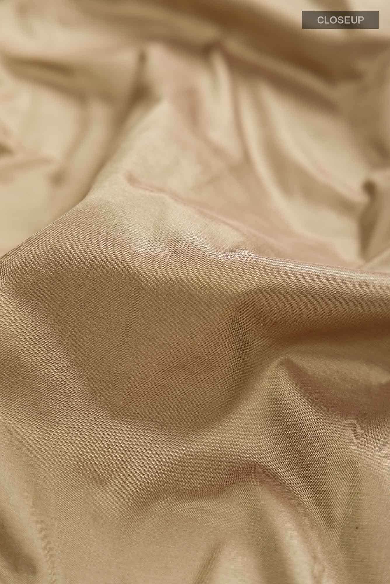 Beige Bangalore Silk Saree