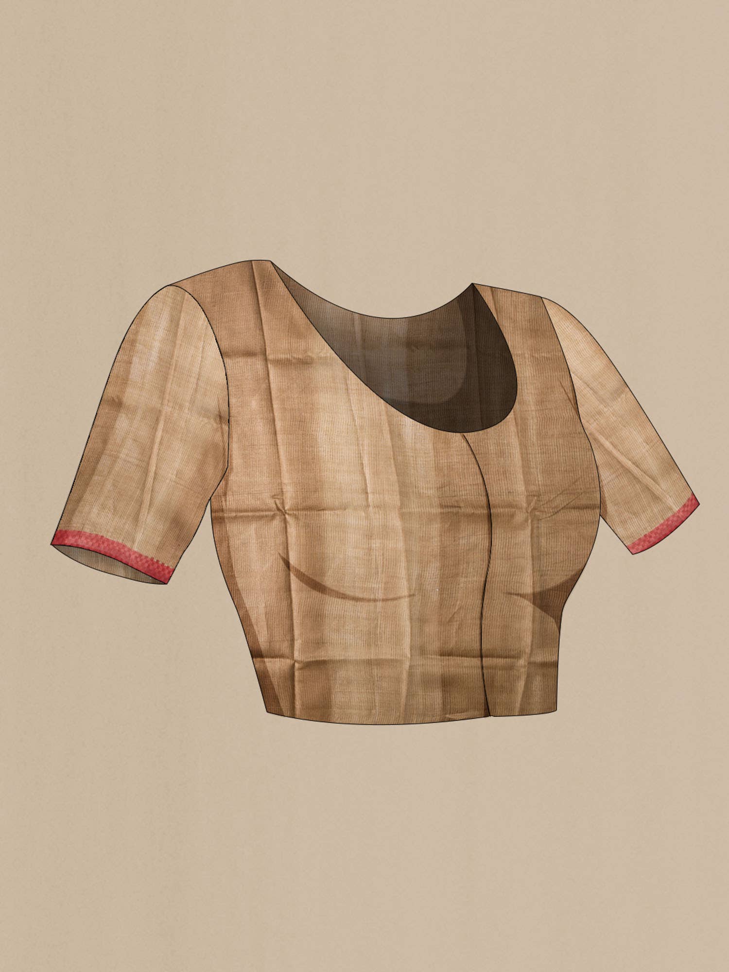 Black Bhagalpuri Tussar Silk Saree