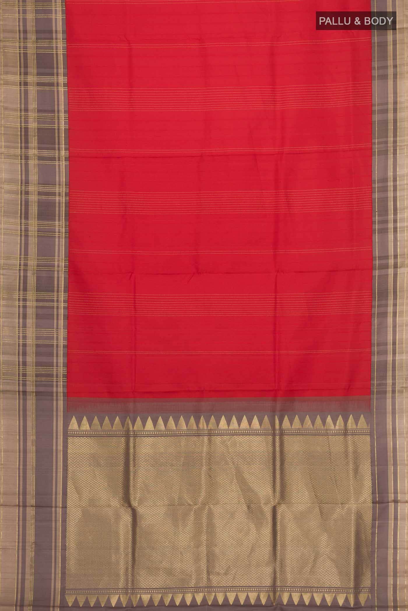 Red Soft Silk Saree