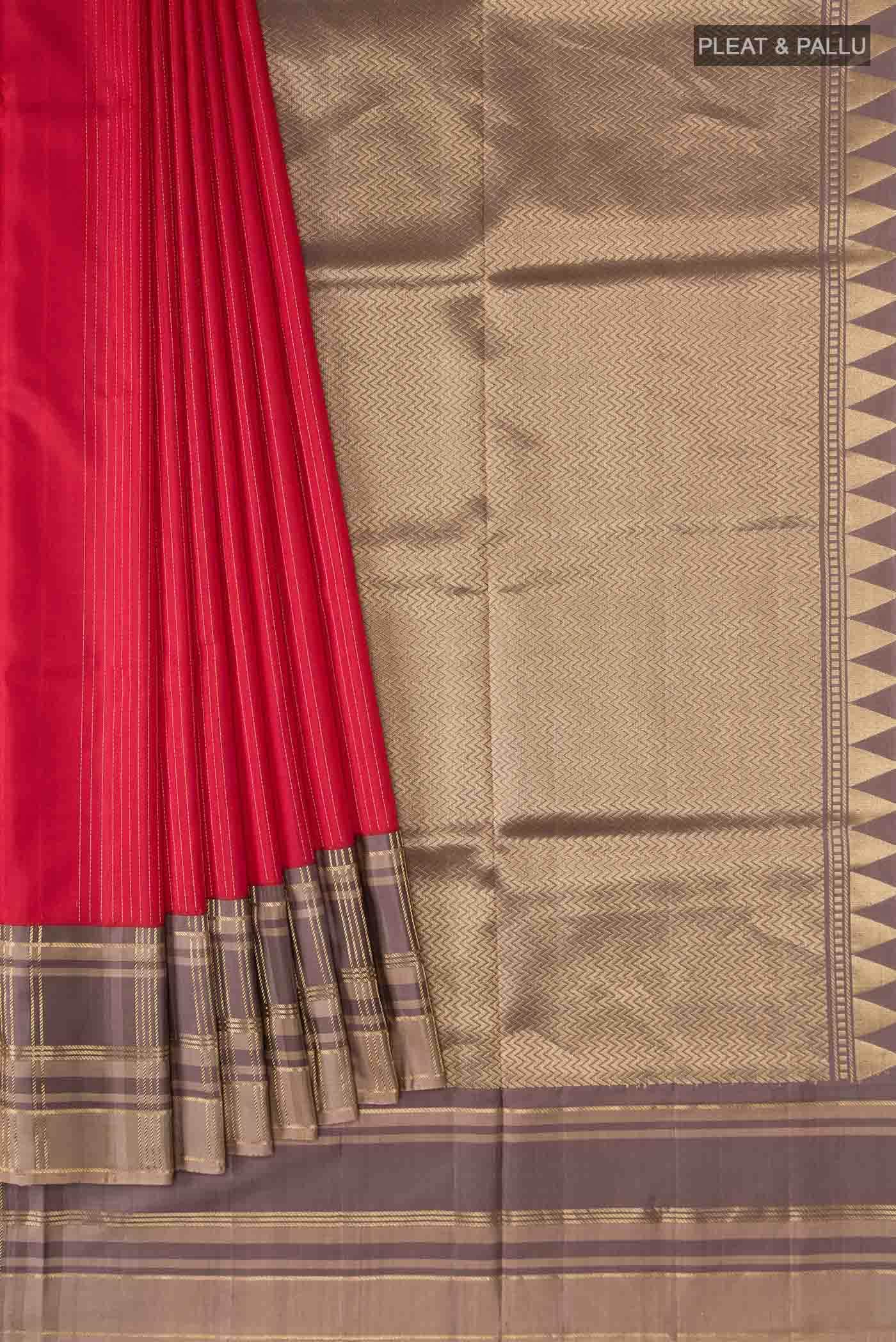 Red Soft Silk Saree