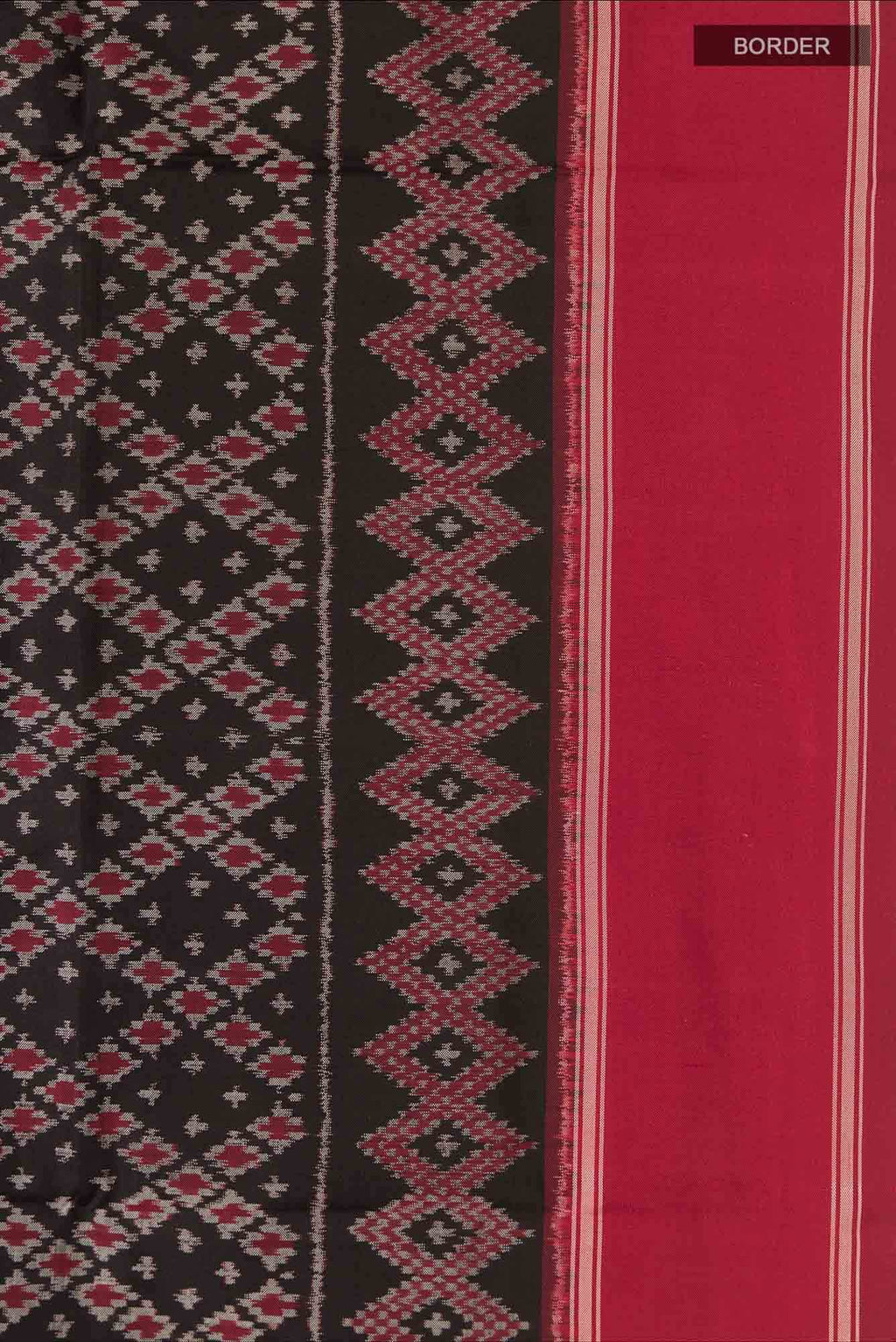 Black Pochampally Silk Saree