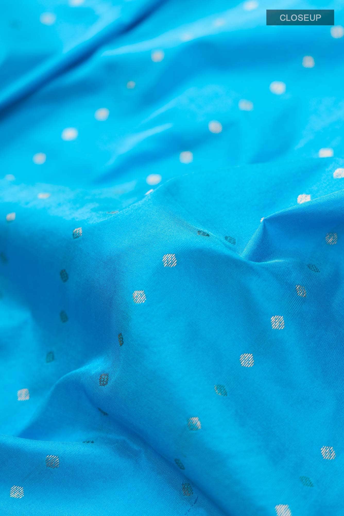 Blue Bangalore Silk Saree