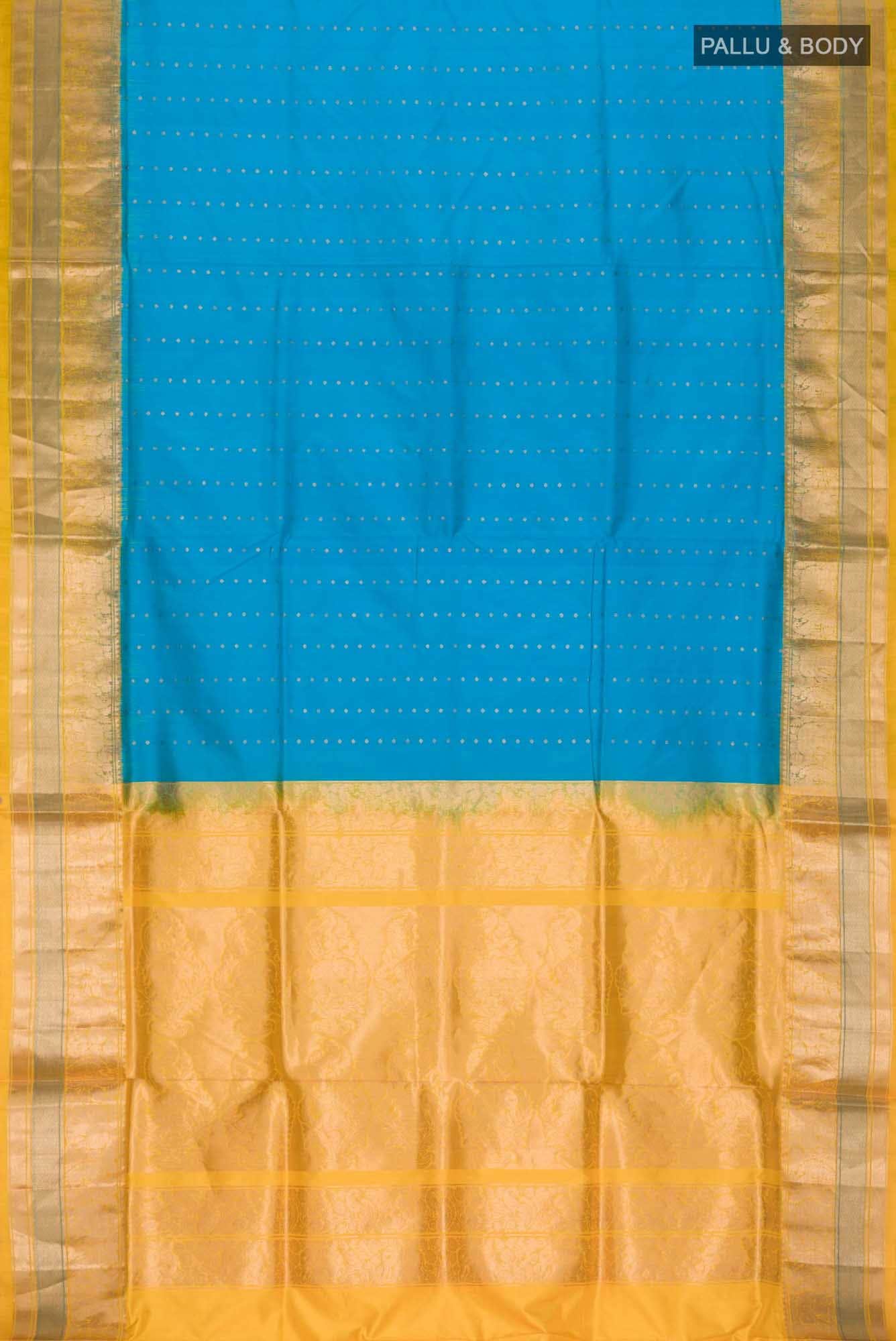 Blue Bangalore Silk Saree