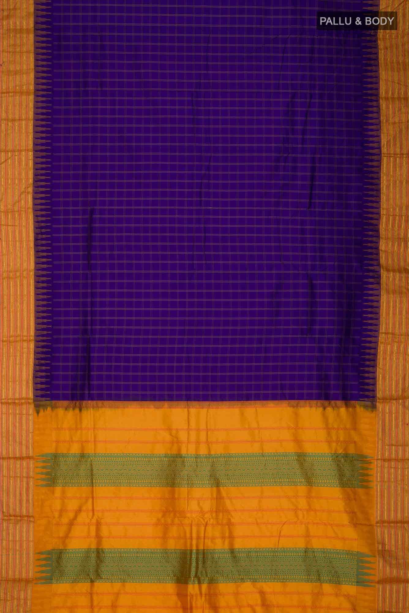 Blue Bangalore Silk Saree