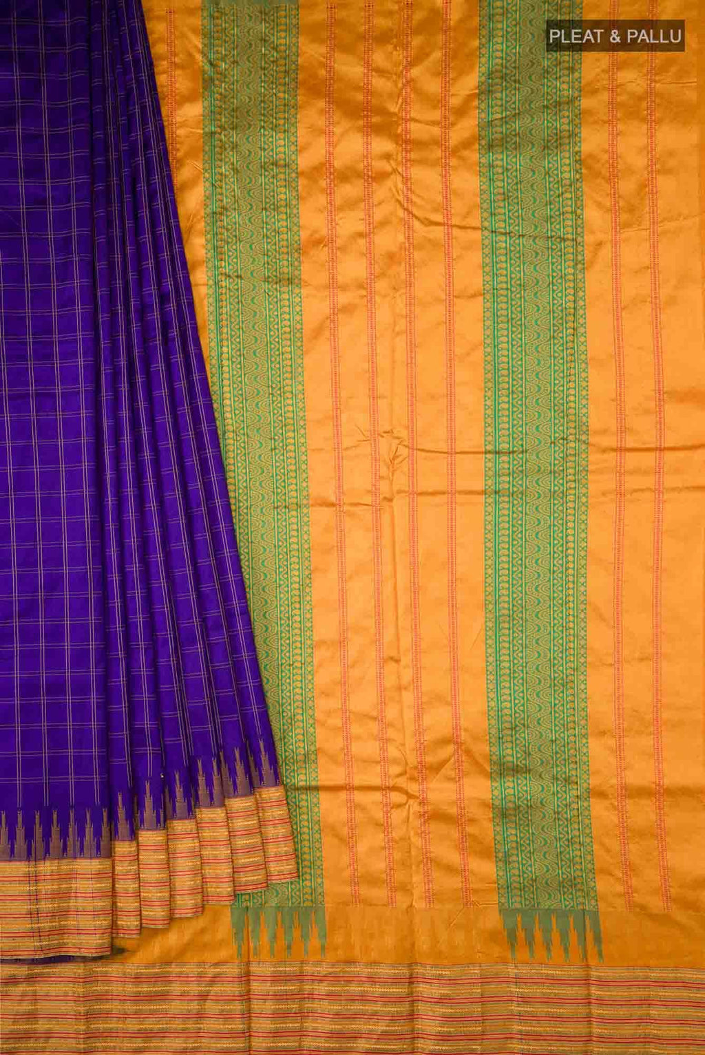 Blue Bangalore Silk Saree