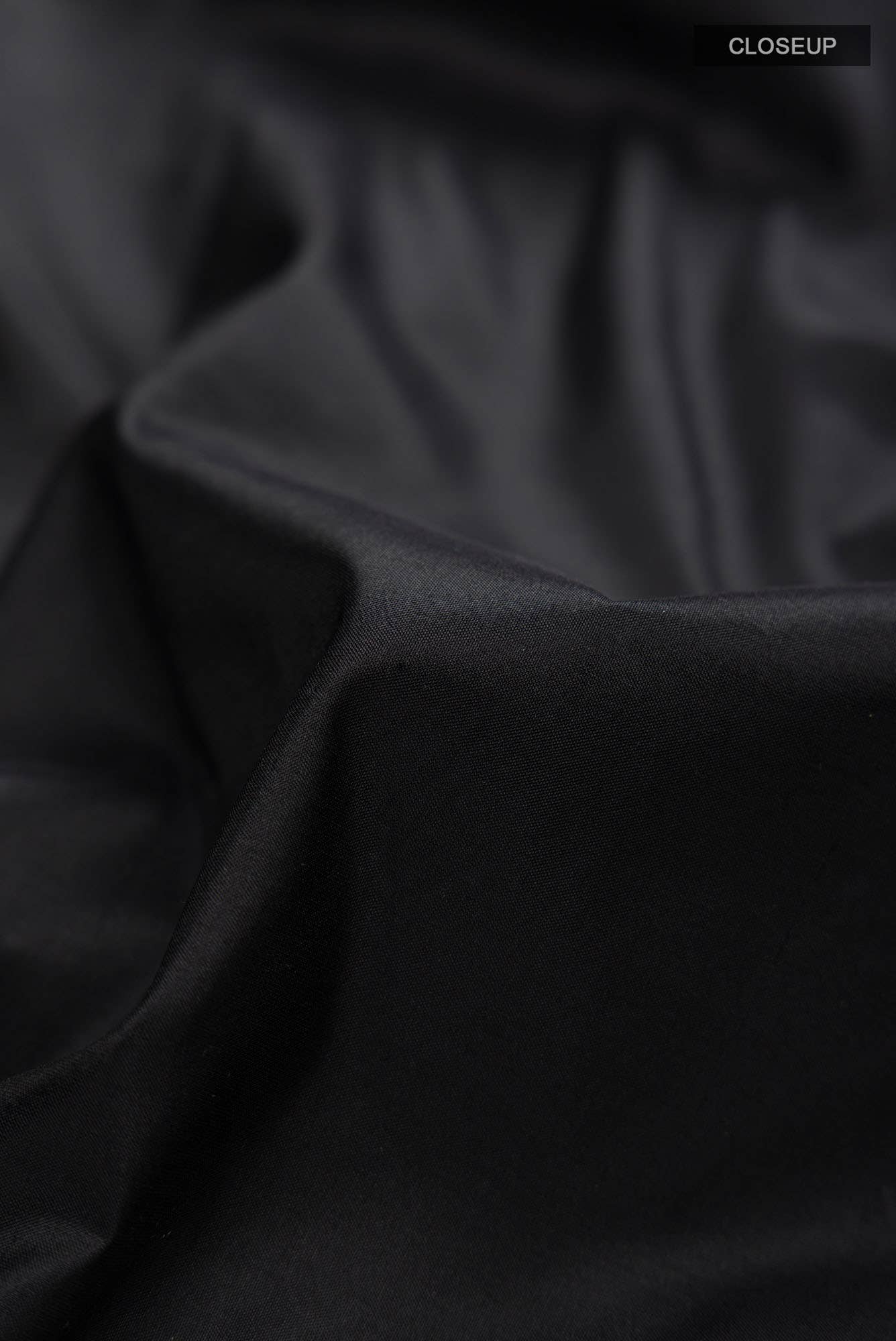 Black Bangalore Silk Saree