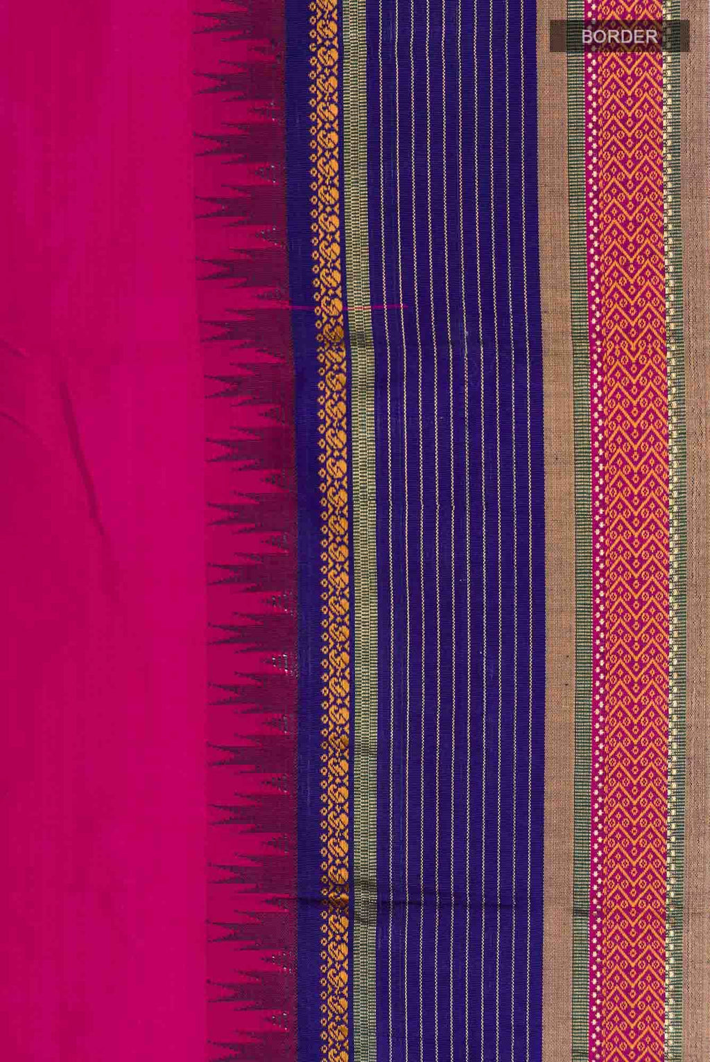 Pink Bangalore Silk Saree
