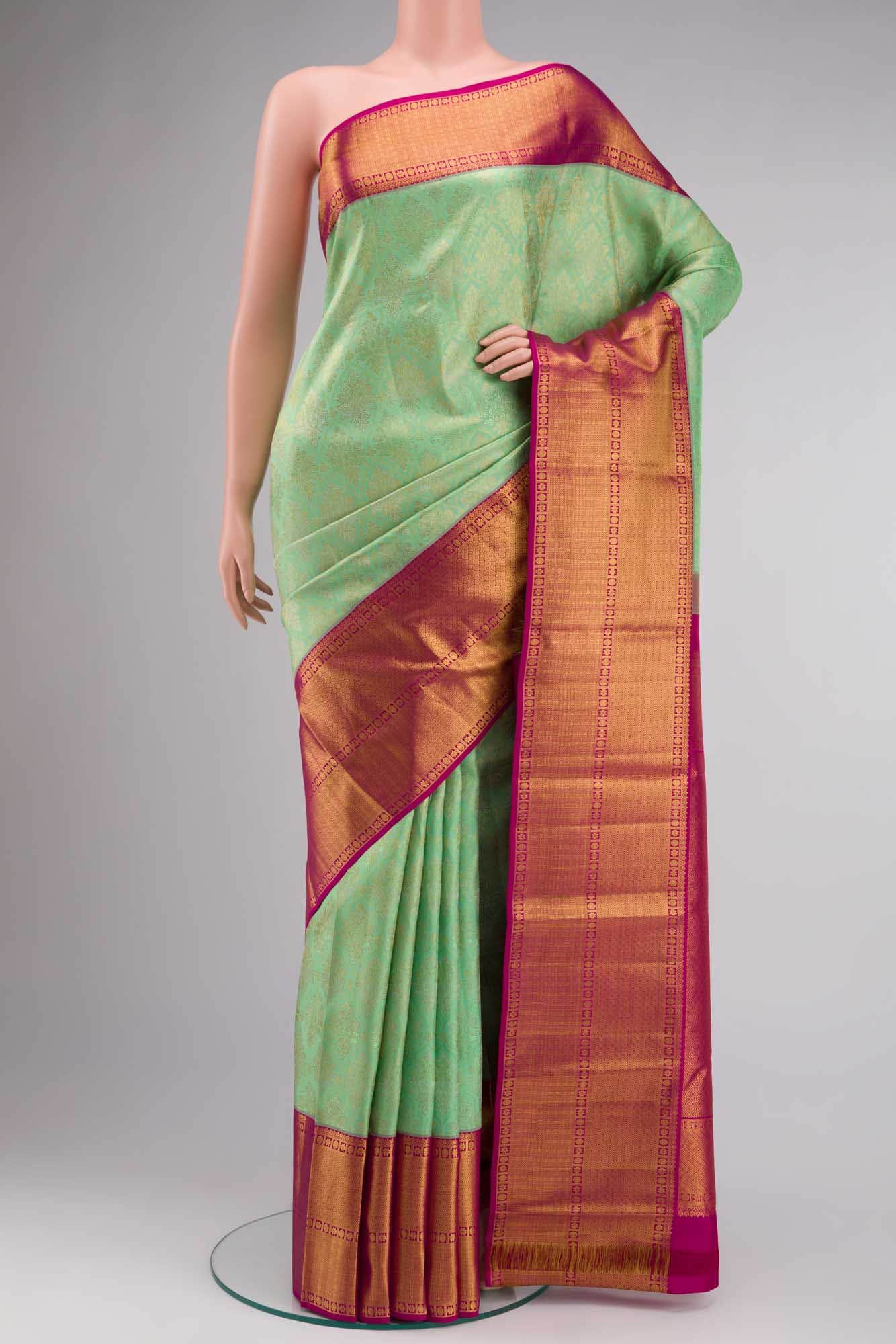 Green Kanchipuram Silk Saree
