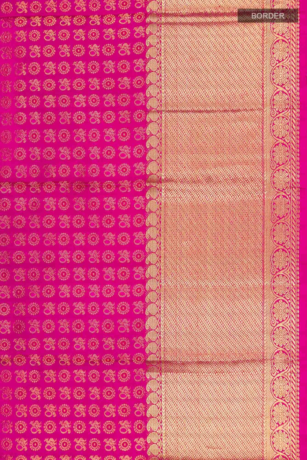 Pink Kanchipuram Silk Saree