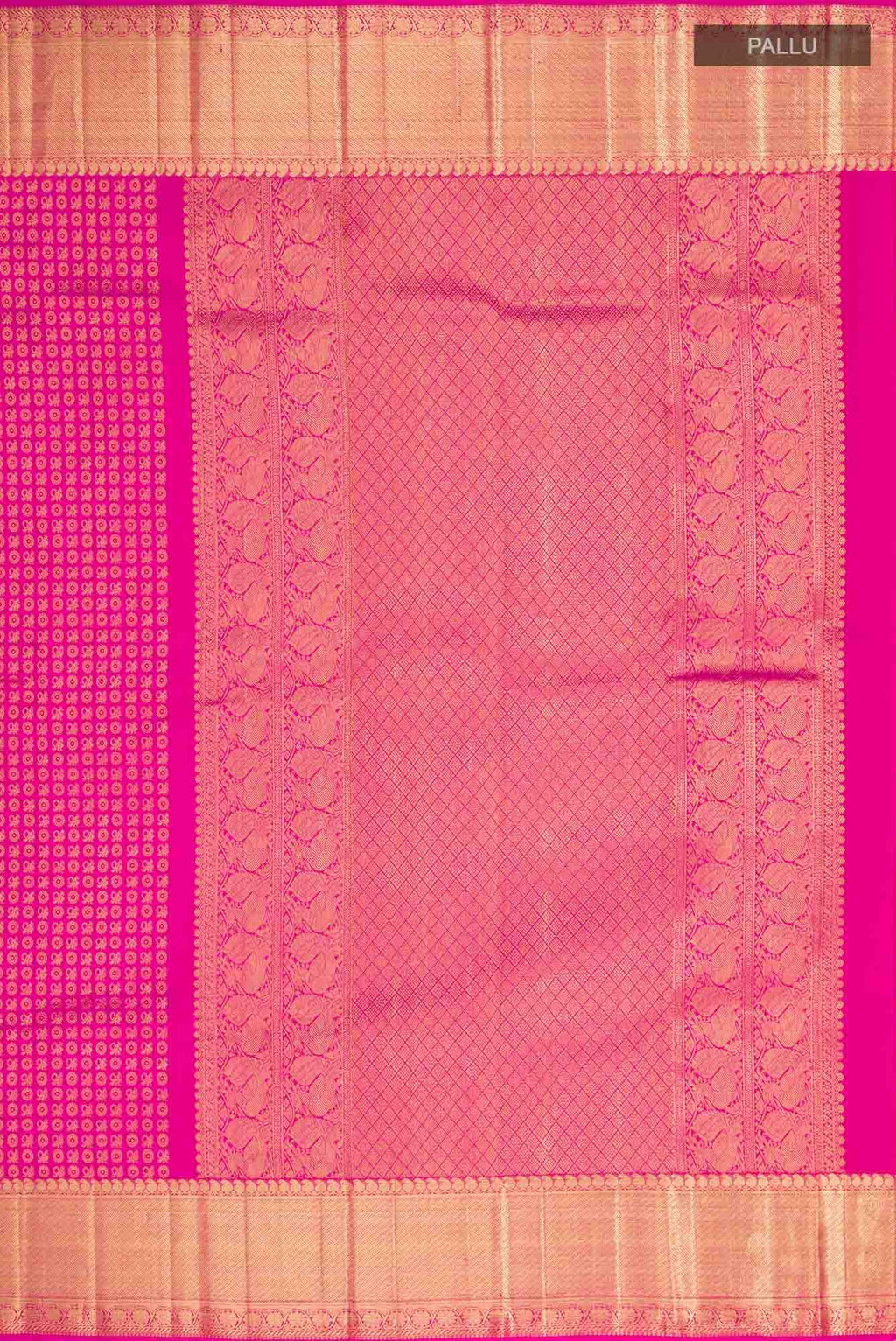 Pink Kanchipuram Silk Saree