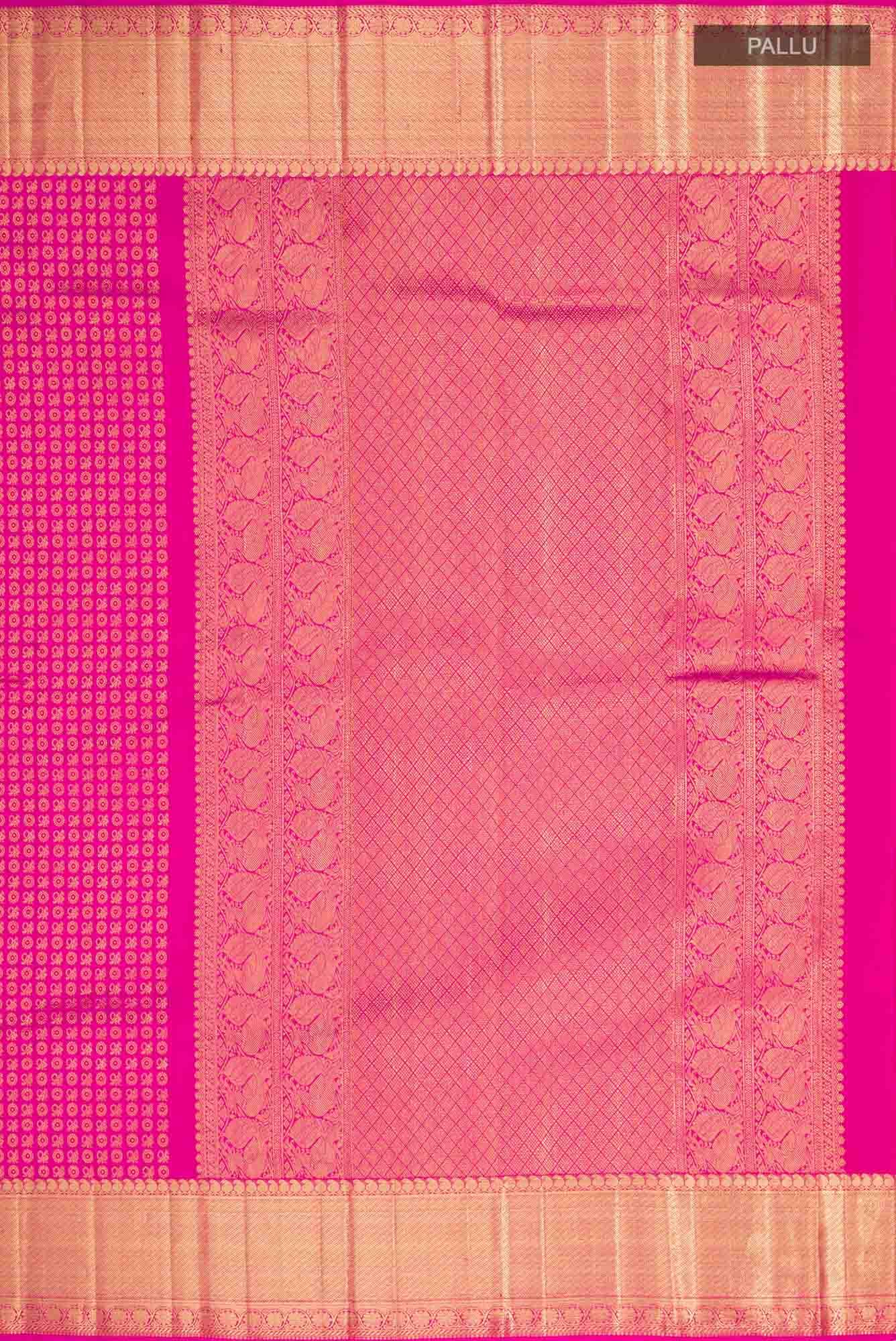 Pink Kanchipuram Silk Saree