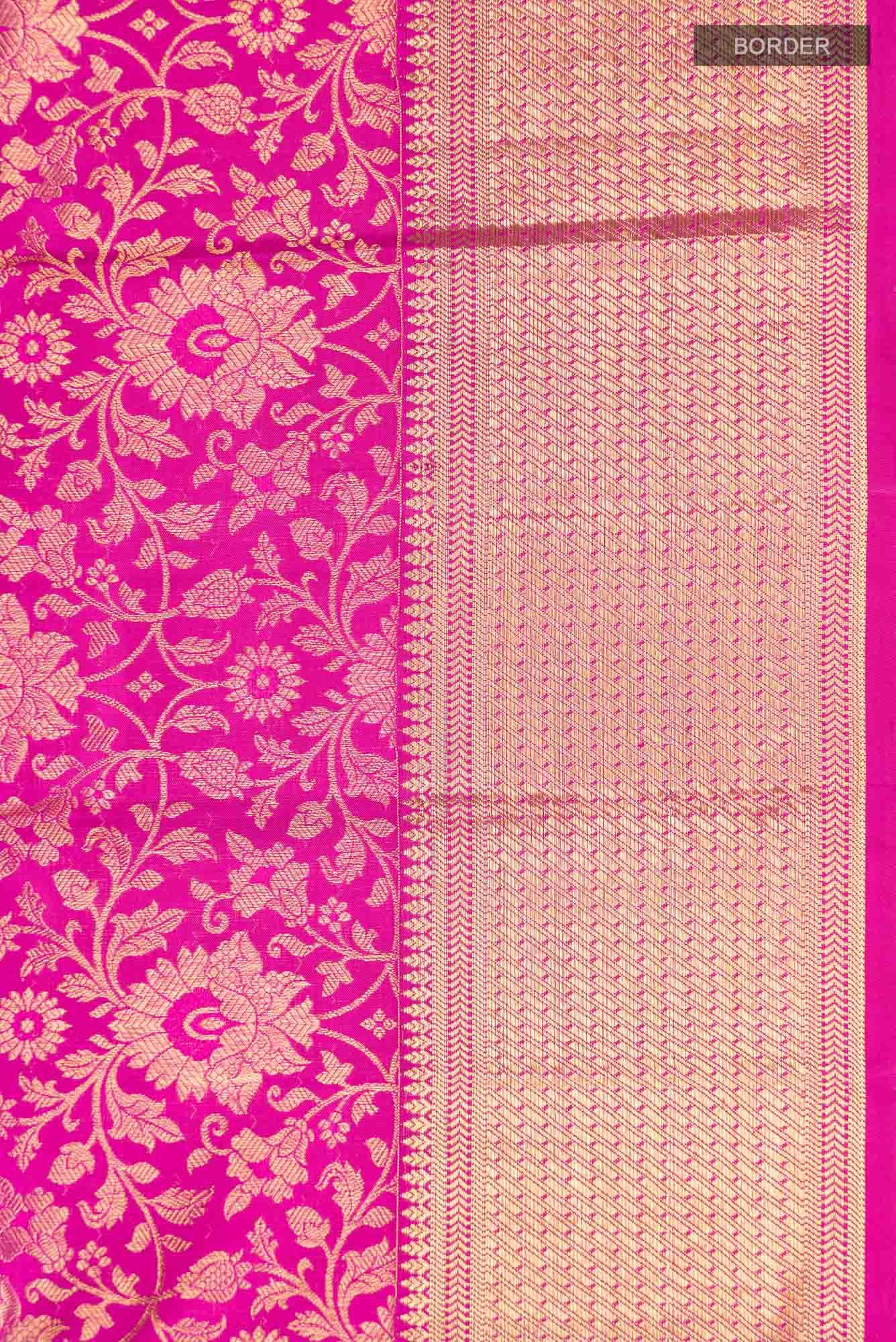 Pink Kanchipuram Silk Saree