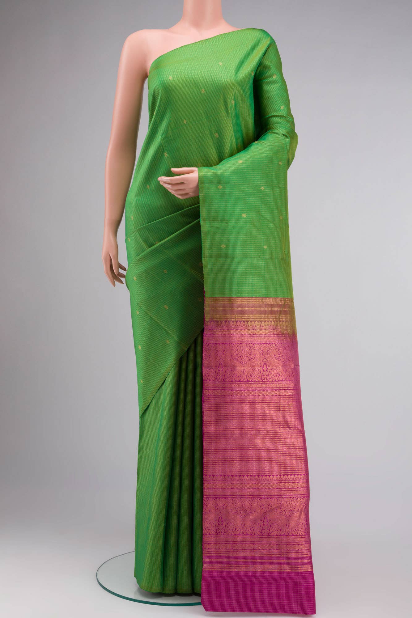 Green Kanchipuram Silk Saree