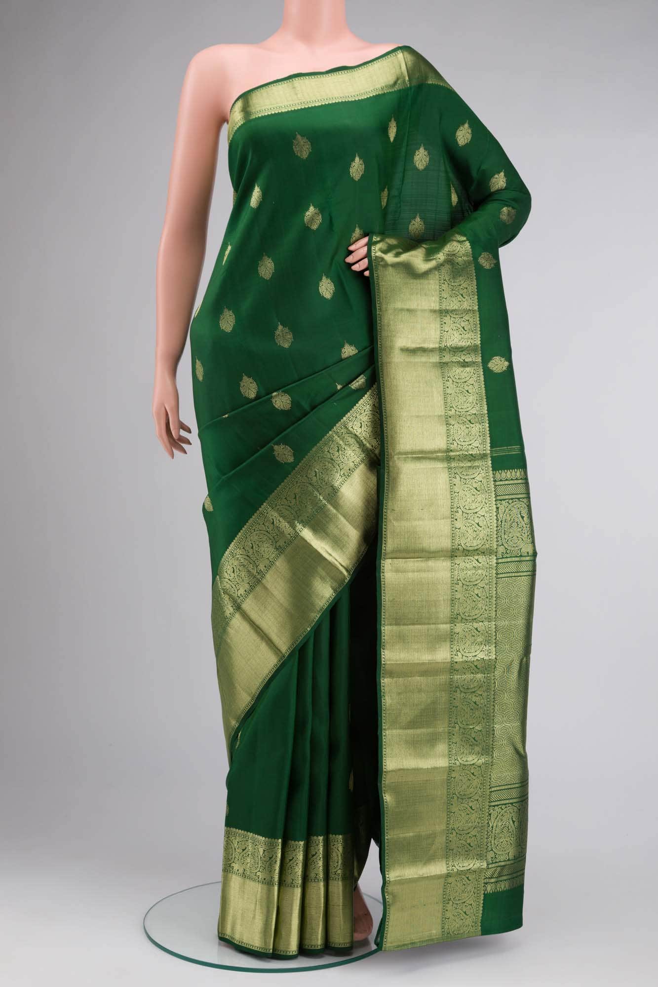 Green Kanchipuram Silk Saree