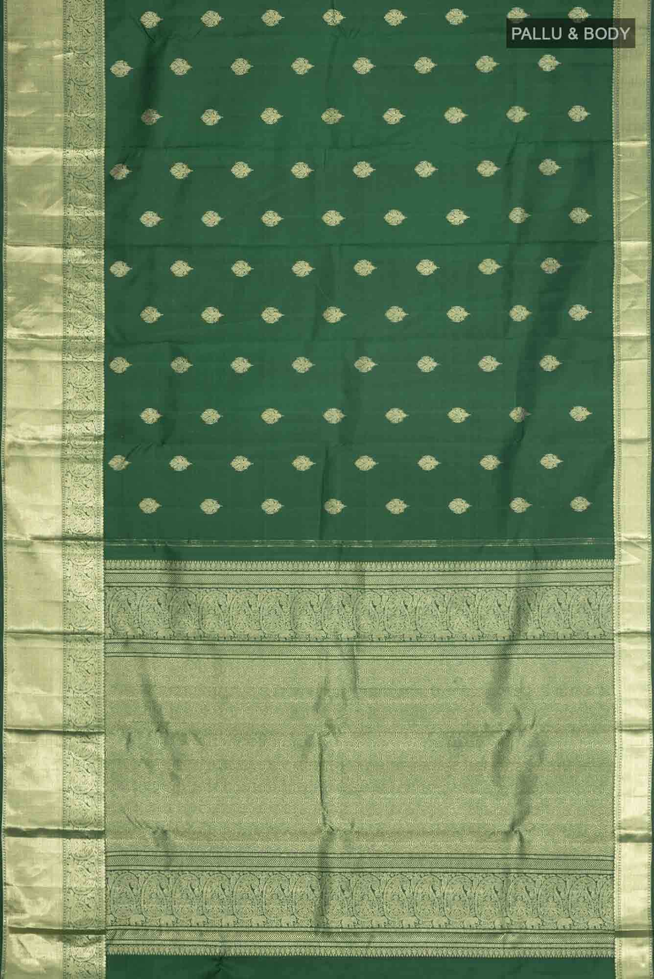 Green Kanchipuram Silk Saree