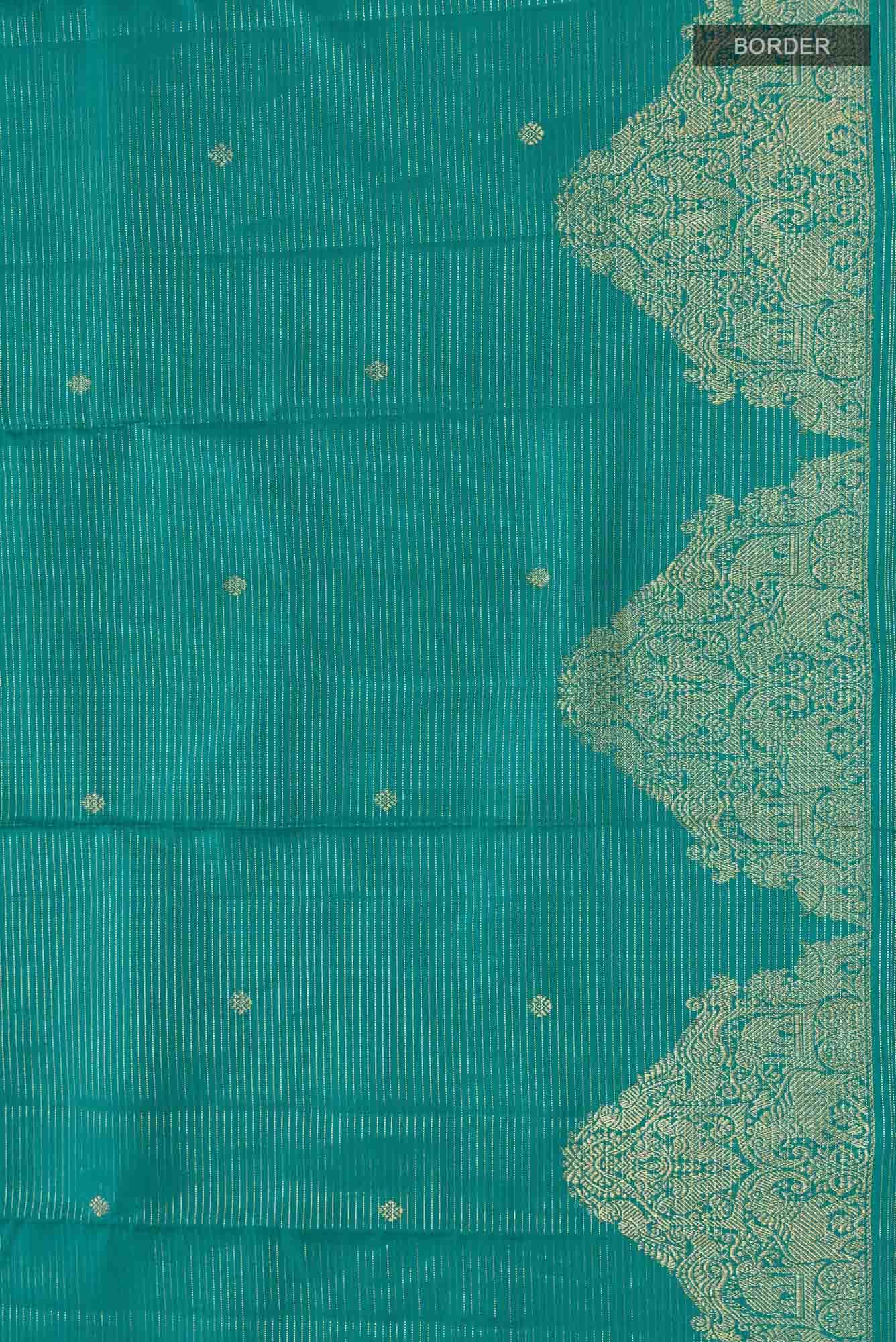 Blue Kanchipuram Silk Saree