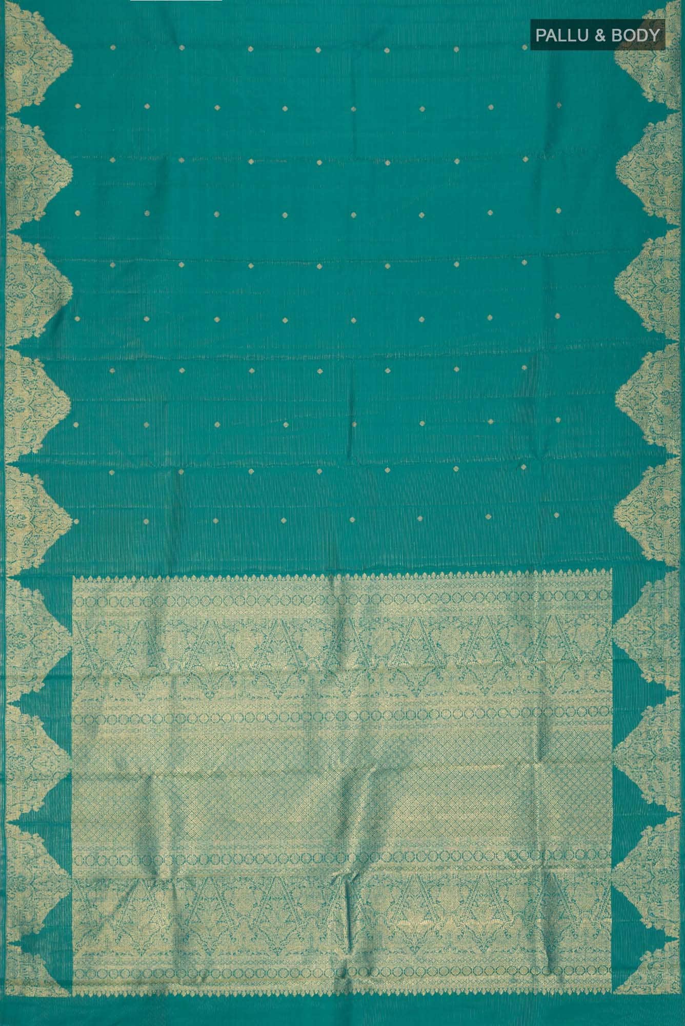Blue Kanchipuram Silk Saree