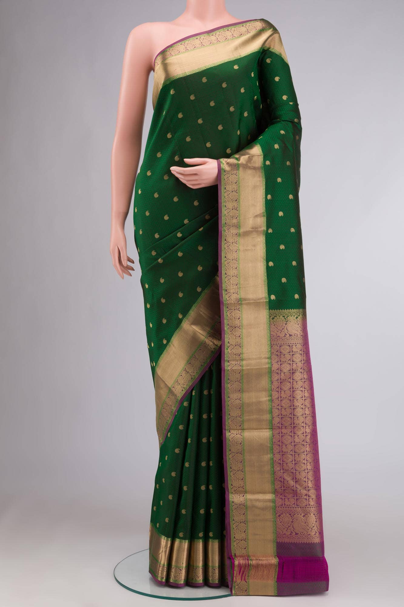 Green Kanchipuram Silk Saree