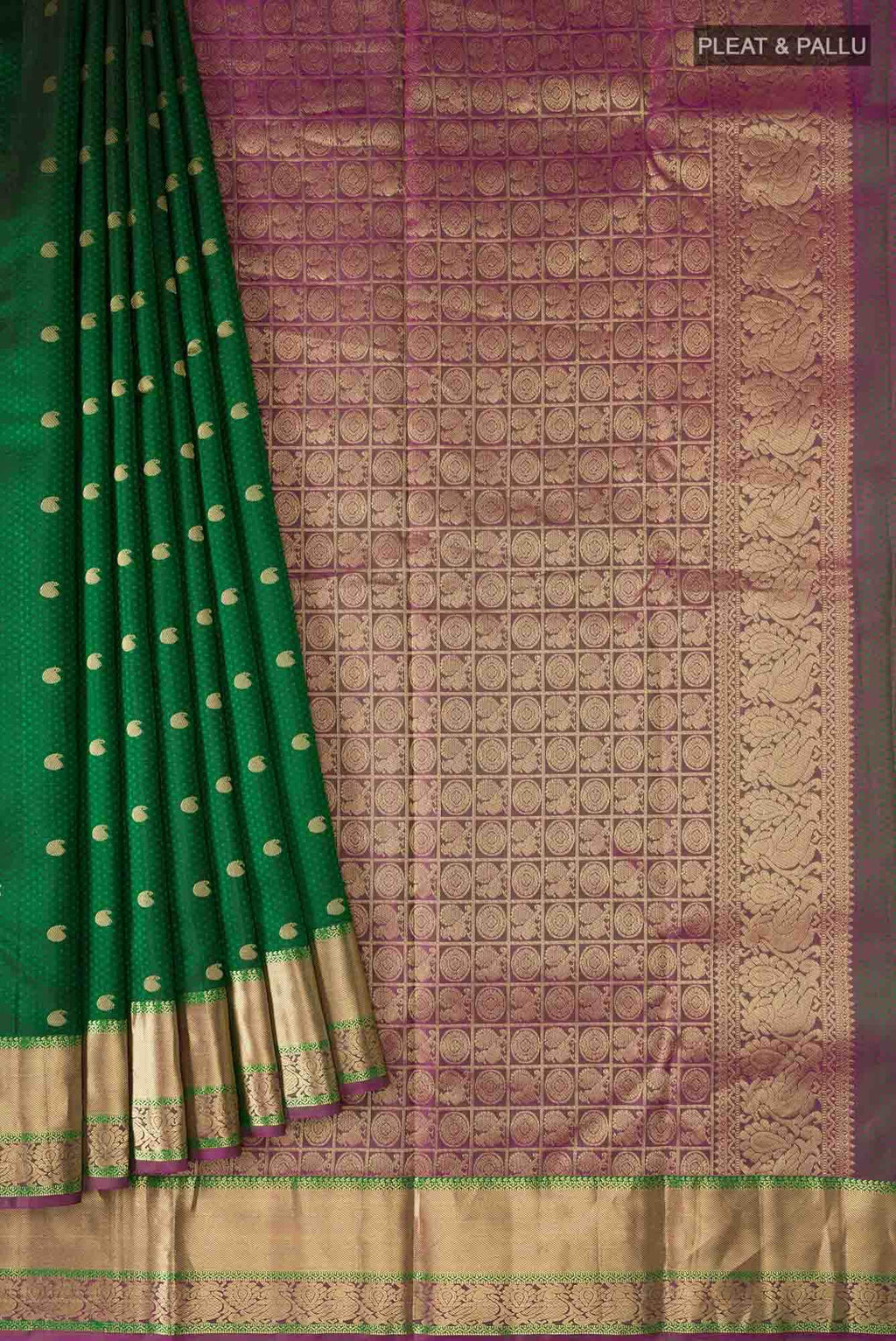 Green Kanchipuram Silk Saree