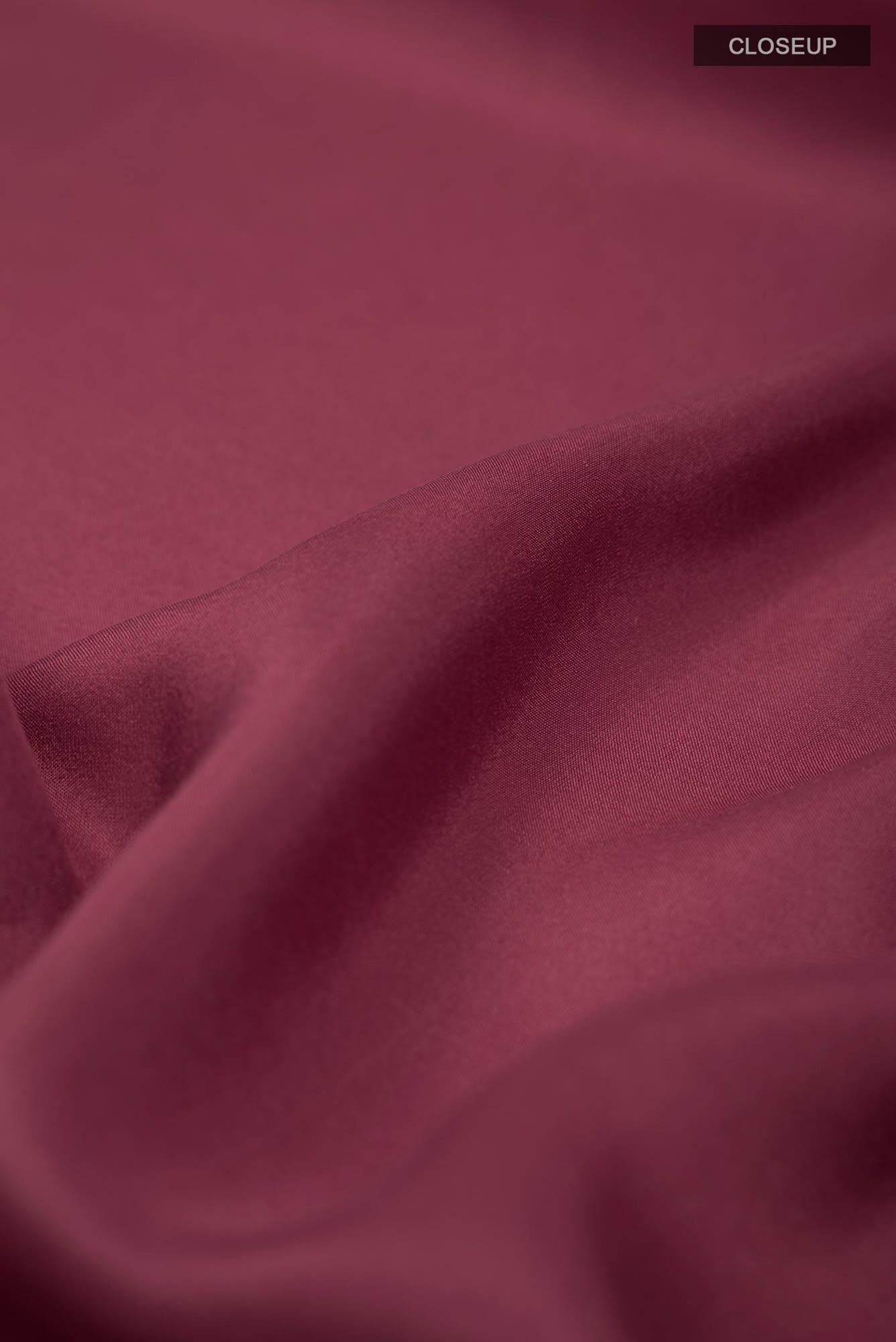 Maroon Mysore Crepe Saree