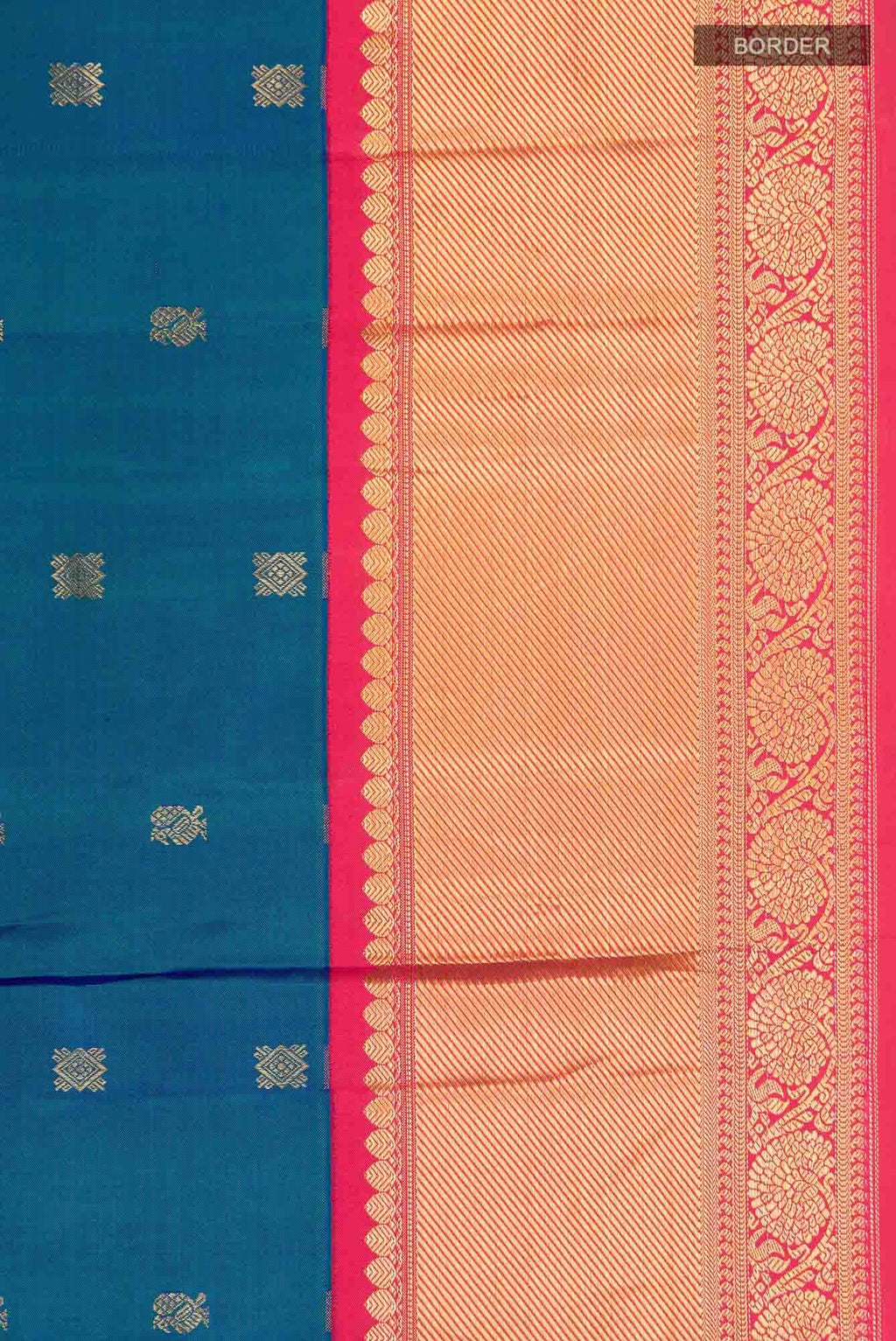 Blue Kanchipuram Silk Saree