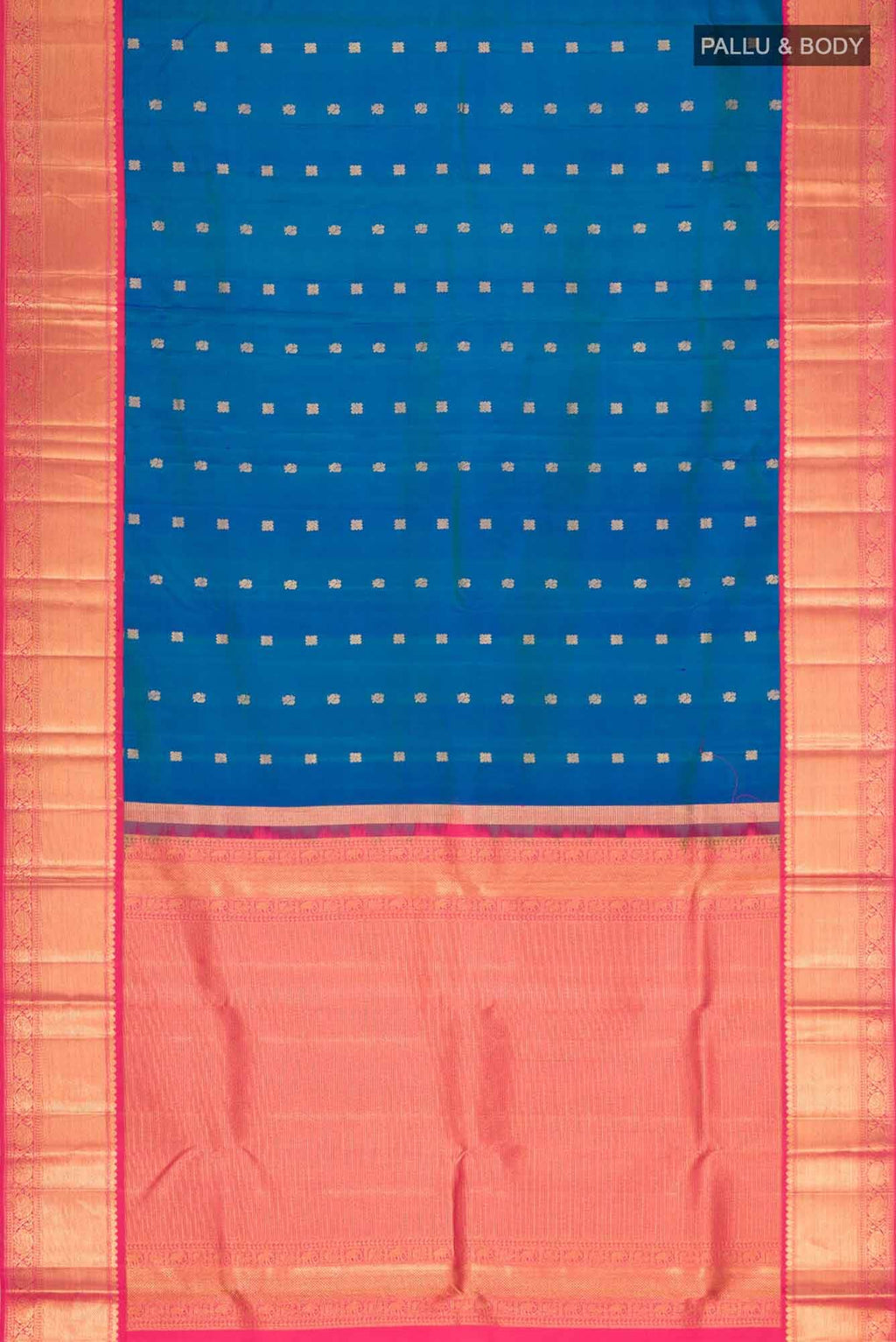 Blue Kanchipuram Silk Saree