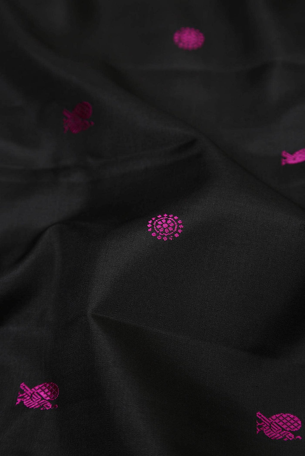 Black Kanchipuram Silk Saree