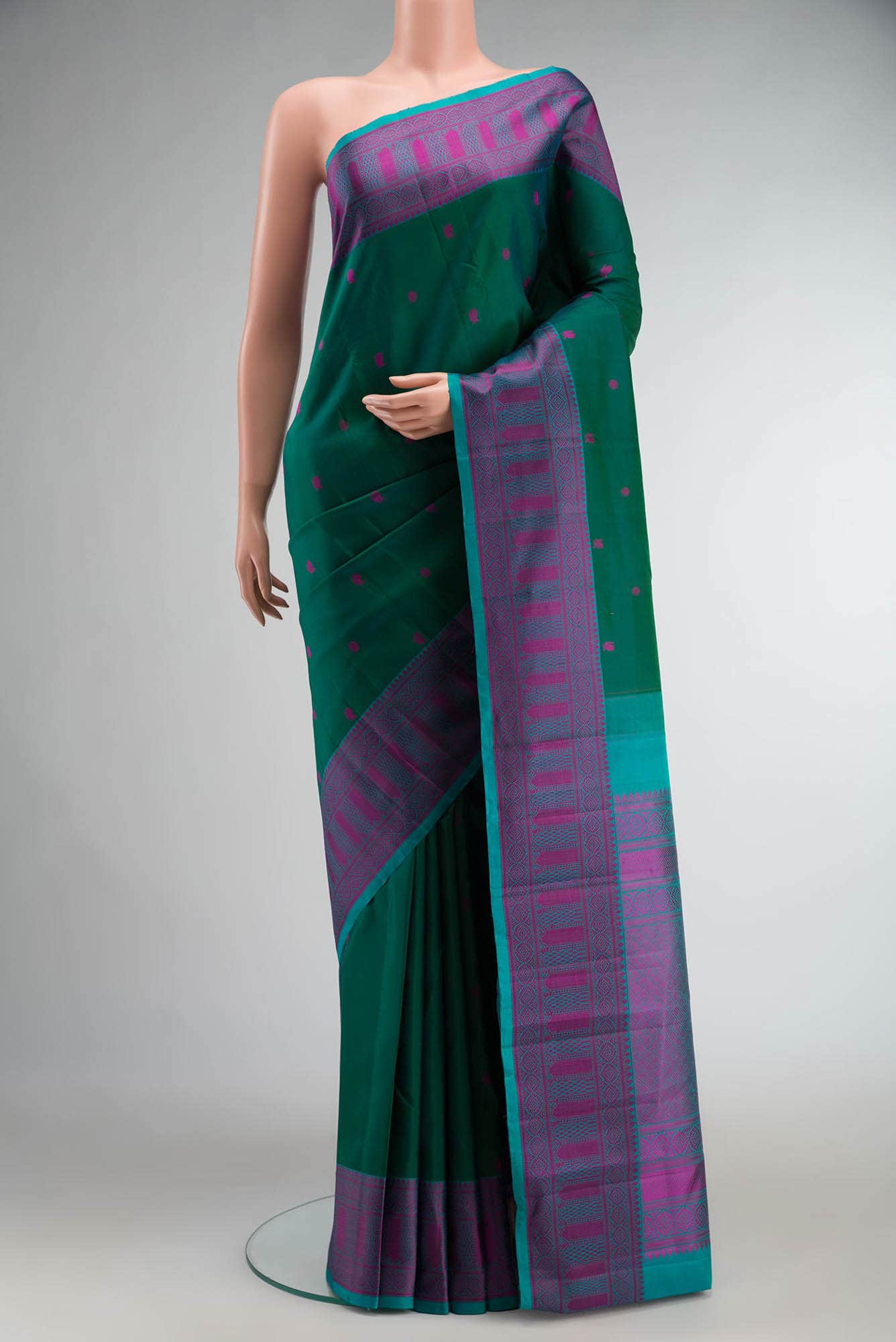 Green Kanchipuram Silk Saree