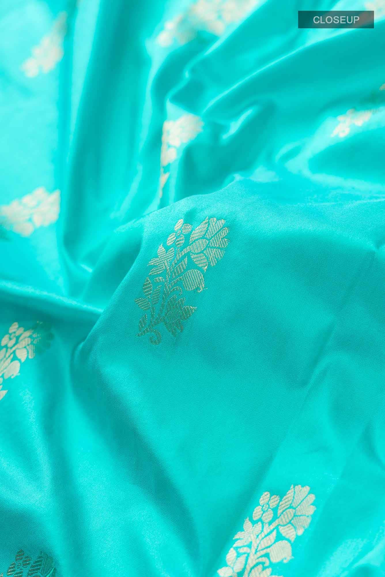 Blue Bangalore Silk Saree