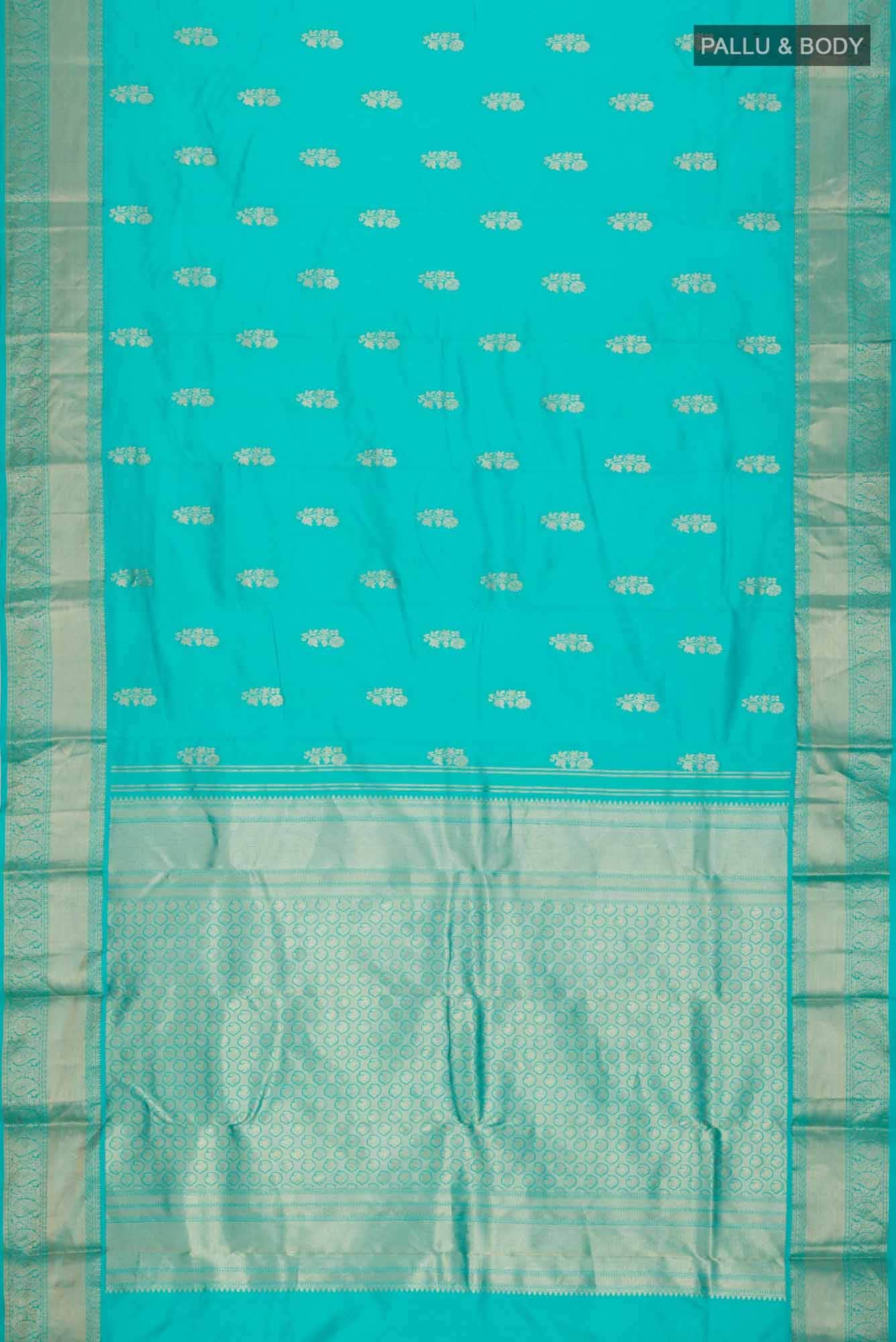 Blue Bangalore Silk Saree
