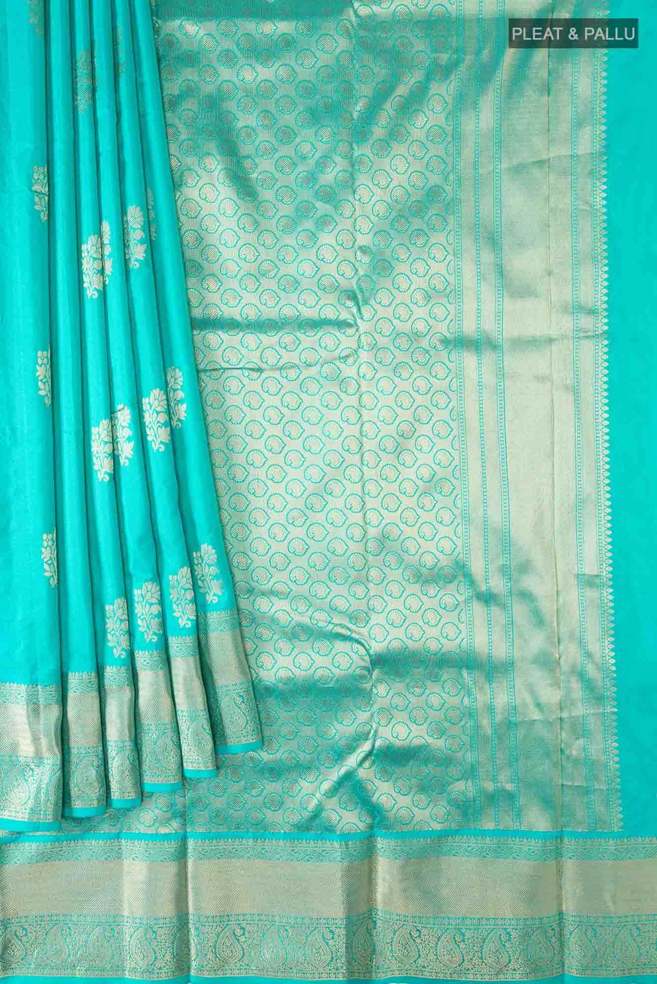 Blue Bangalore Silk Saree