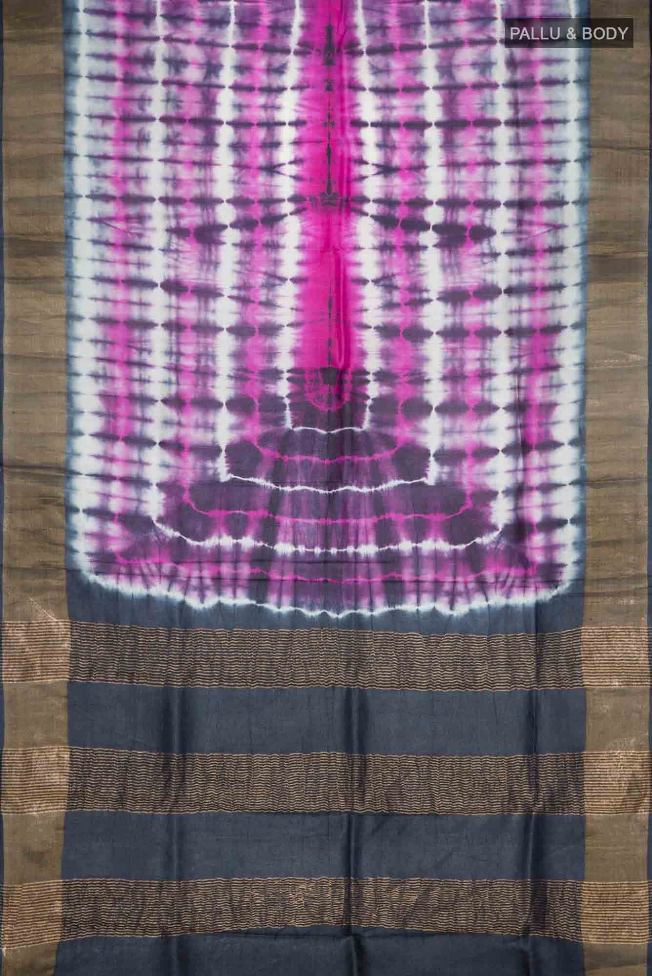 Multi Bhagalpuri Tussar Silk Saree