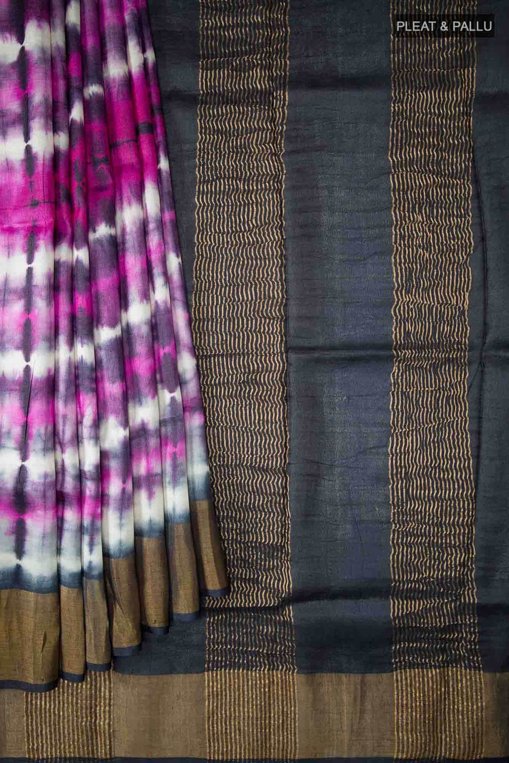 Multi Bhagalpuri Tussar Silk Saree