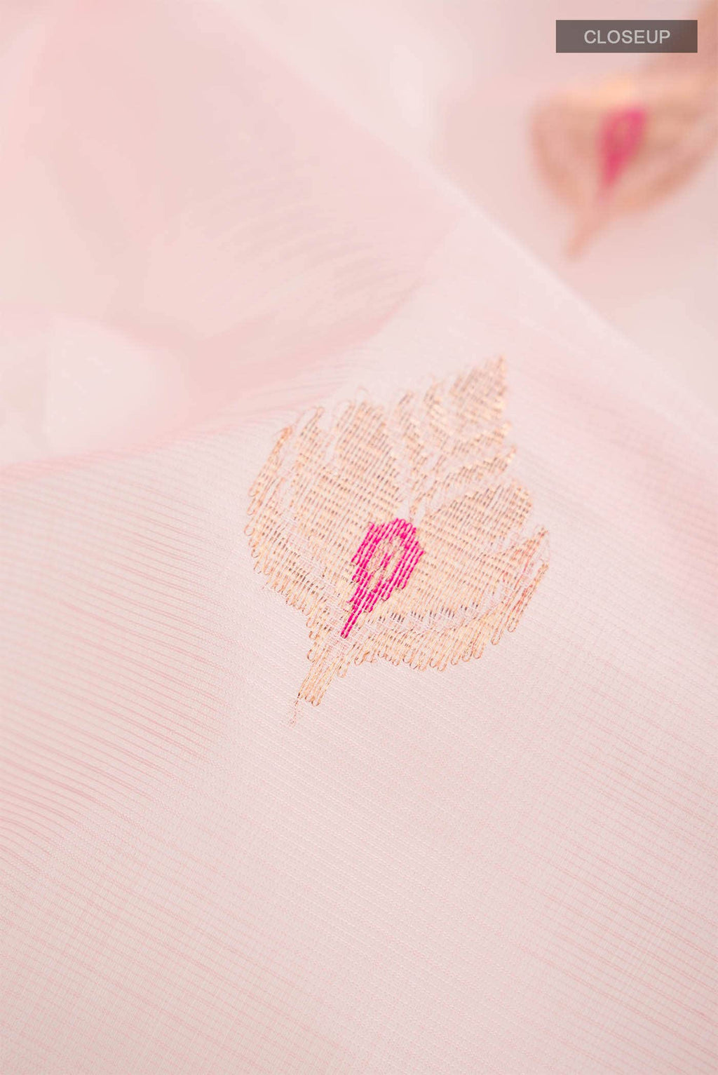 Pink Kota Silk Saree