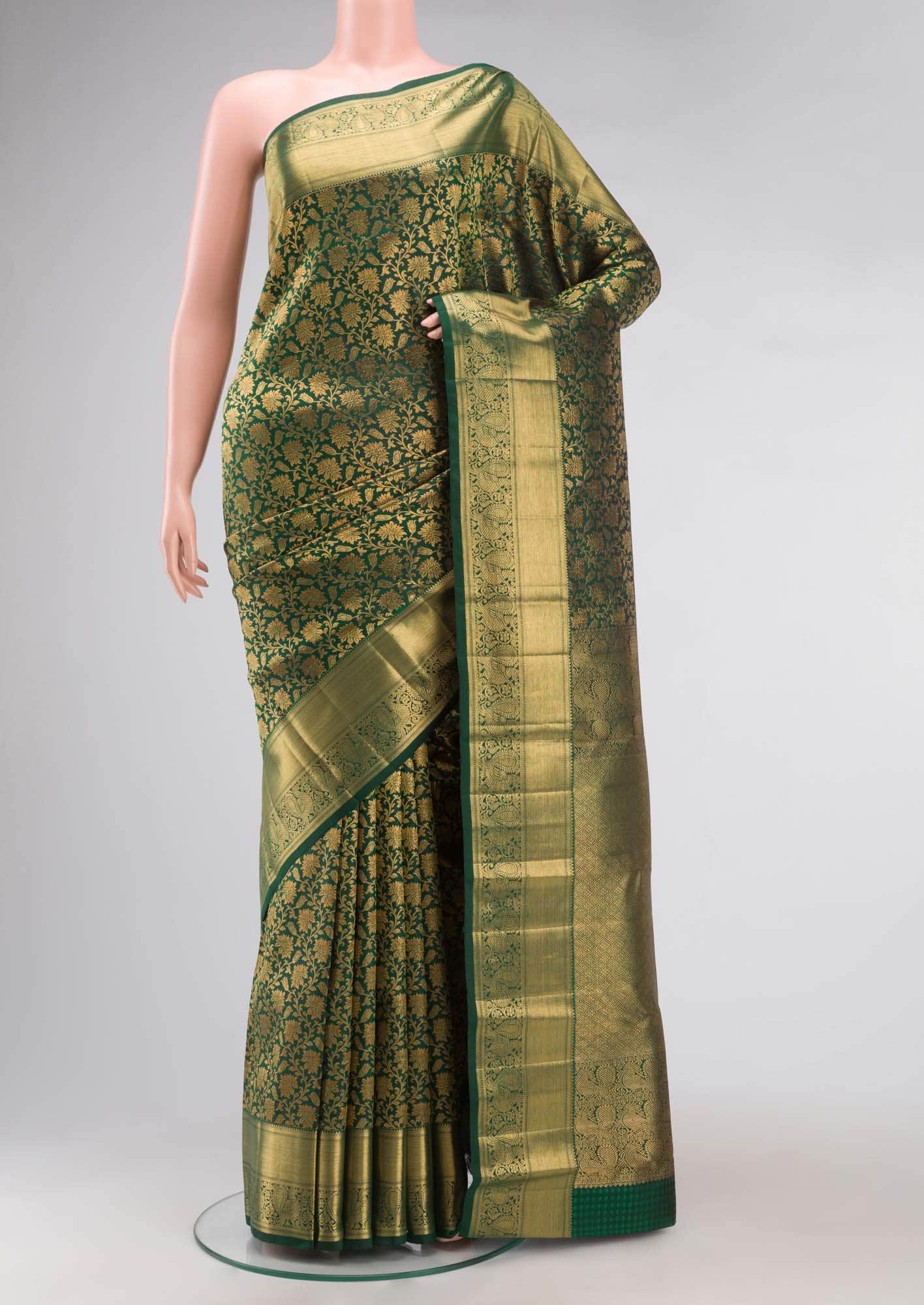 Green Kanchipuram Silk Saree