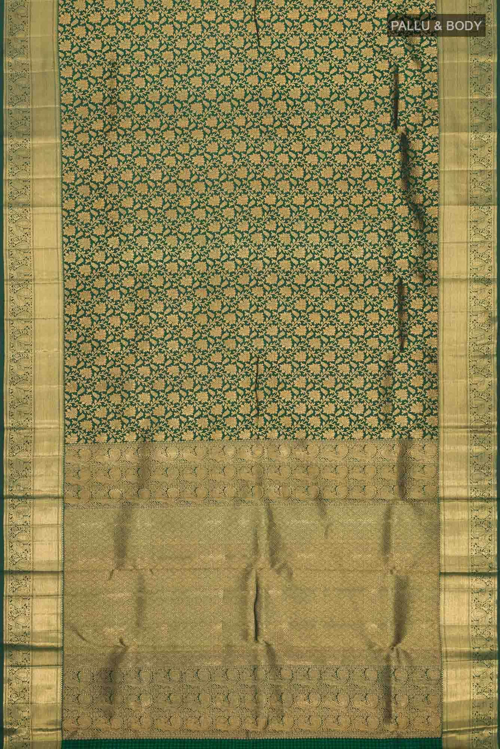 Green Kanchipuram Silk Saree