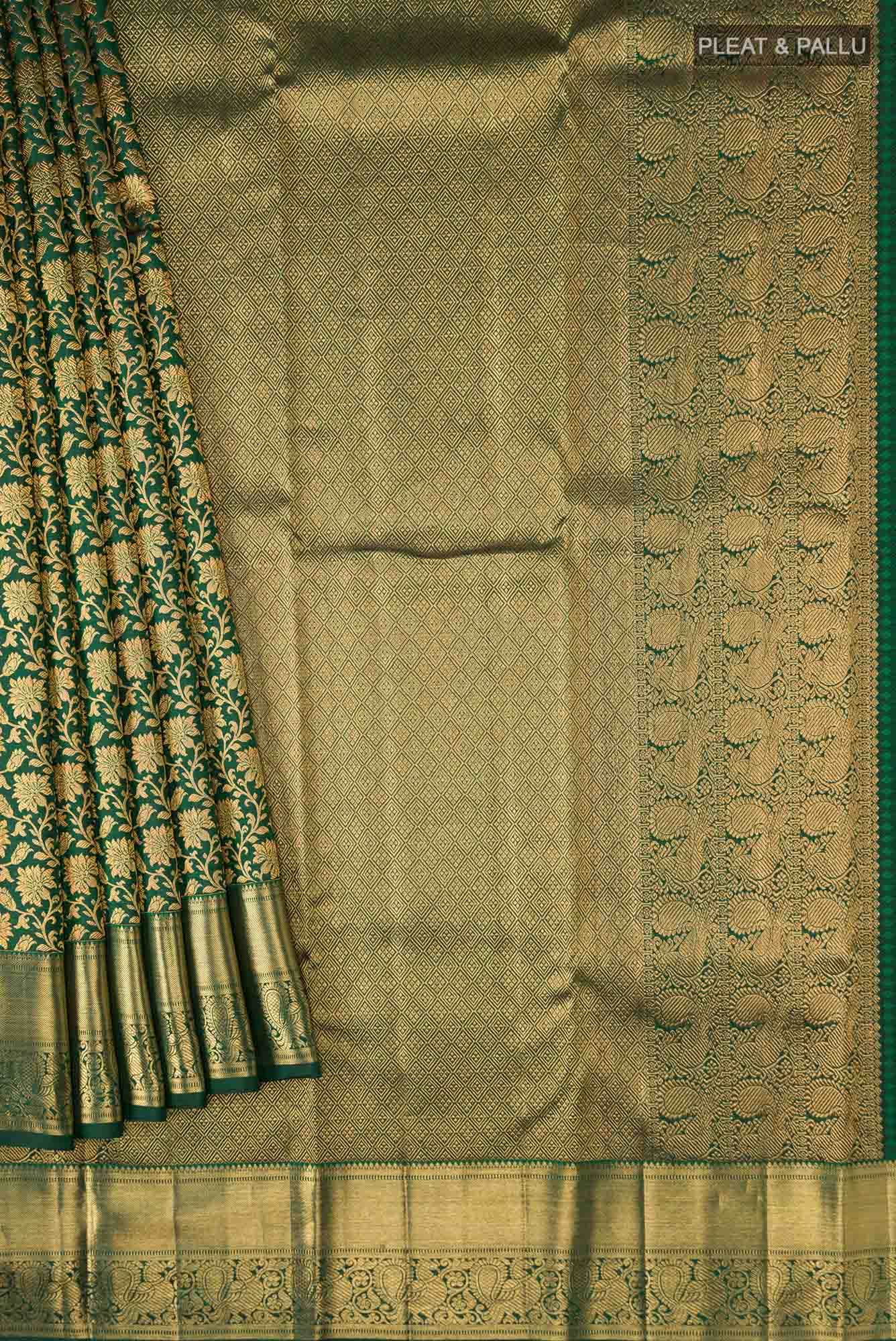 Green Kanchipuram Silk Saree