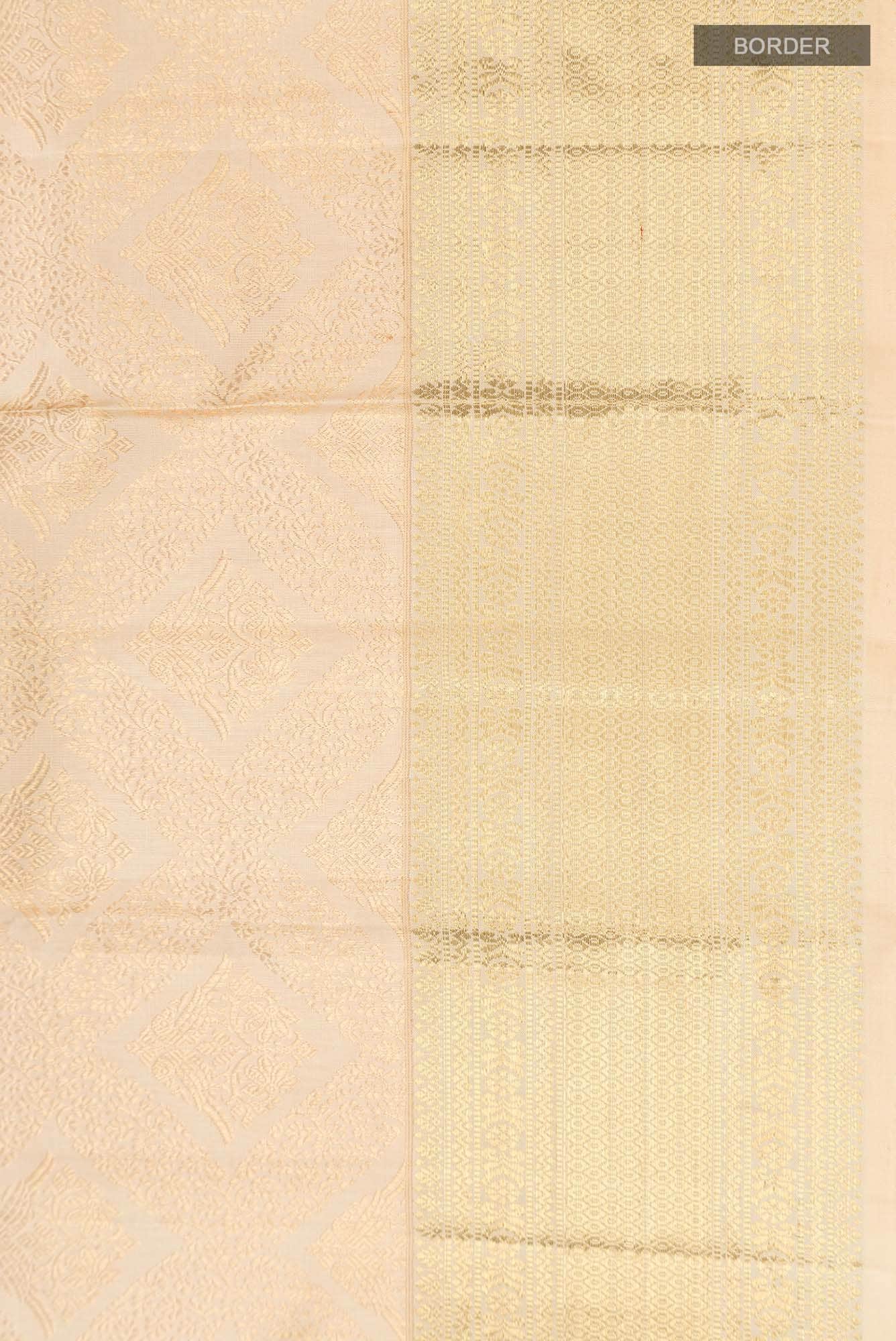 Sandal Kanchipuram Silk Saree