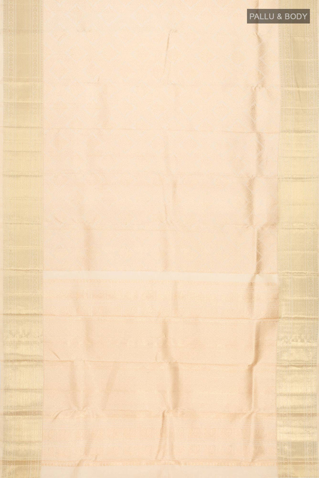 Sandal Kanchipuram Silk Saree
