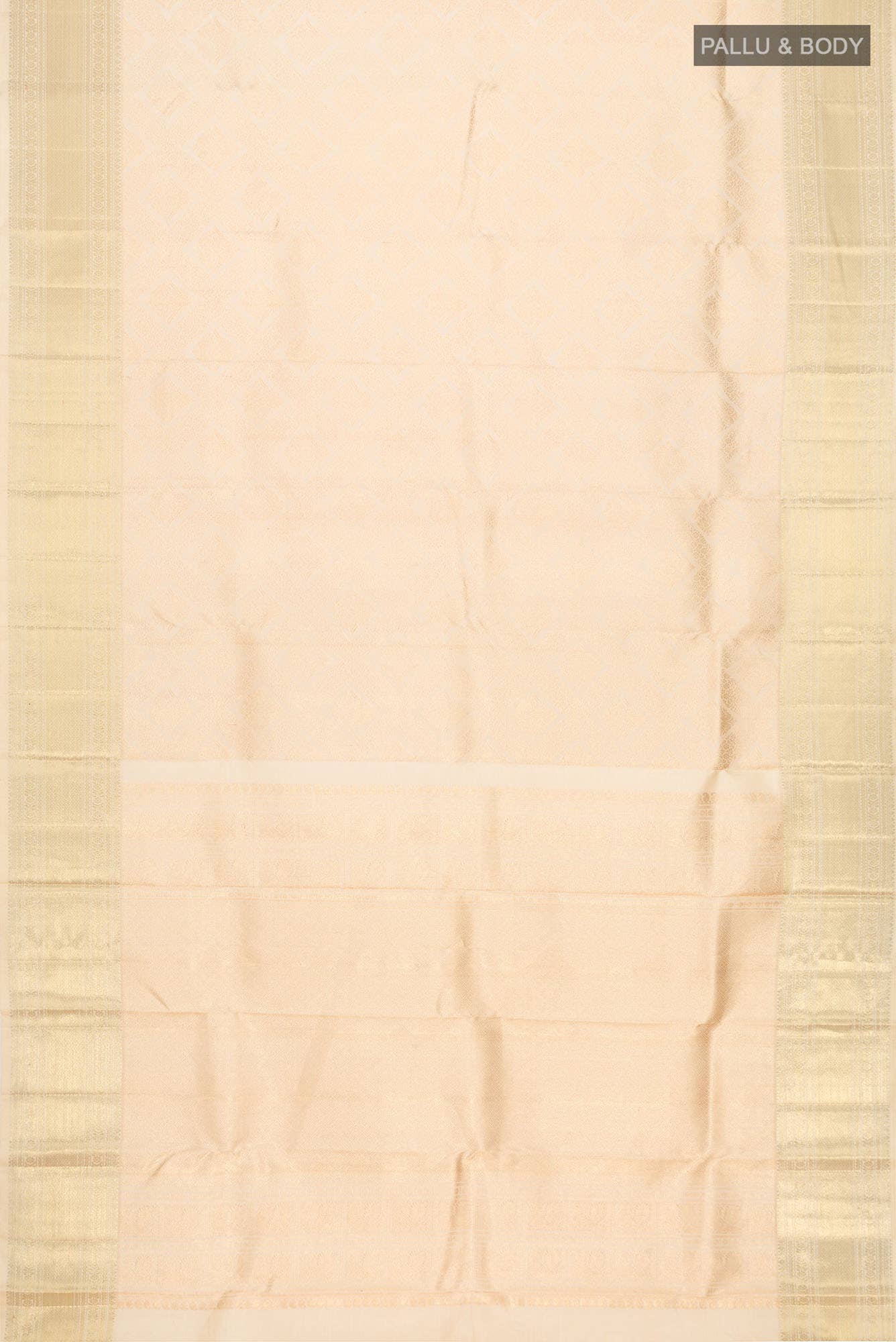 Sandal Kanchipuram Silk Saree